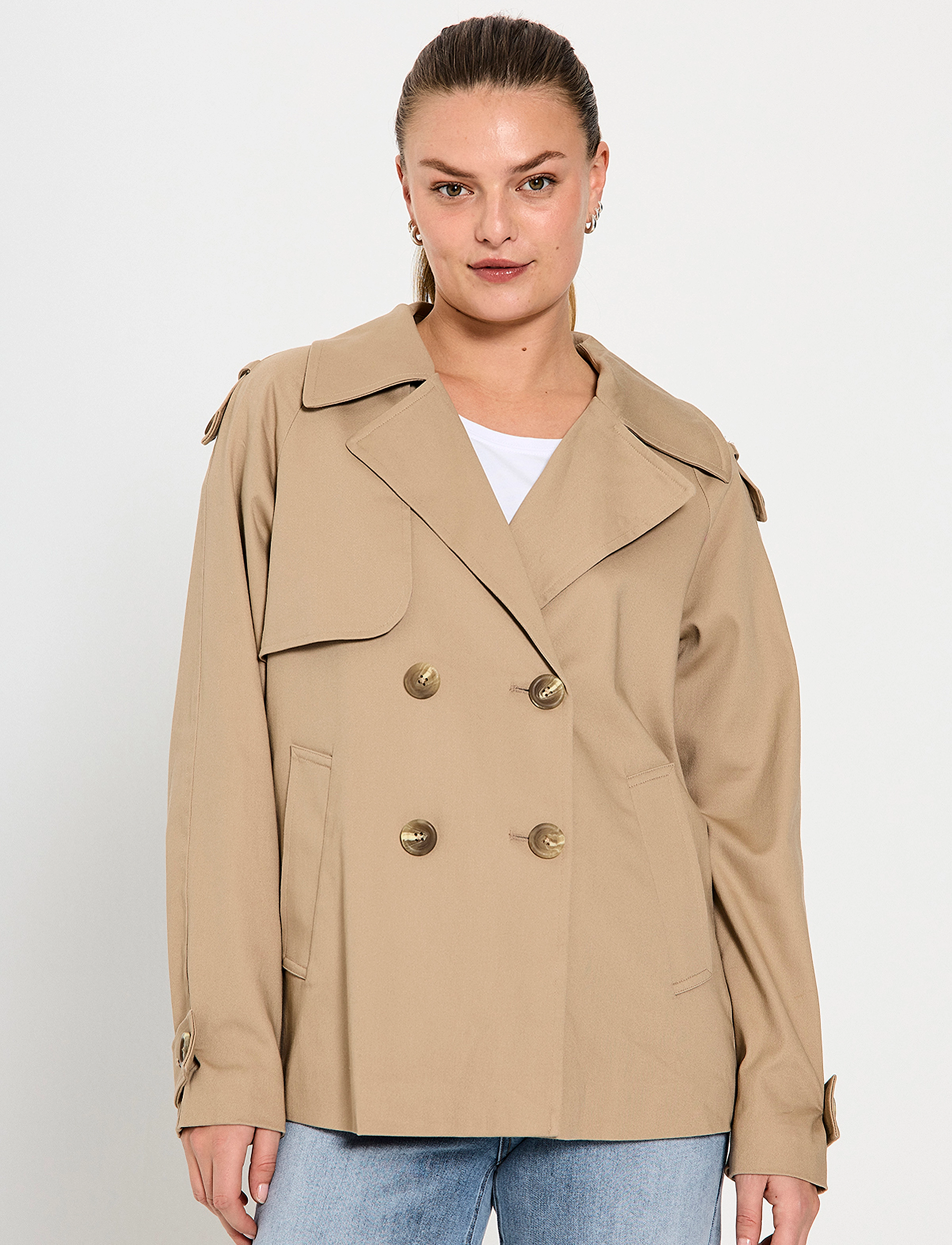 FREE/QUENT Fqnorthy-Jacket, XXL, Jackets, Braun - Light-summer Jacket, Frauen