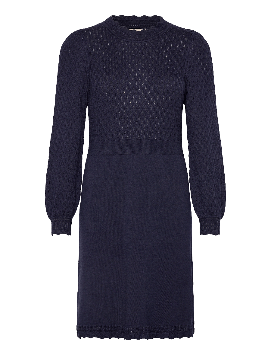 FREE/QUENT - FQGINA-DRESS - strickkleider - navy blazer - 0