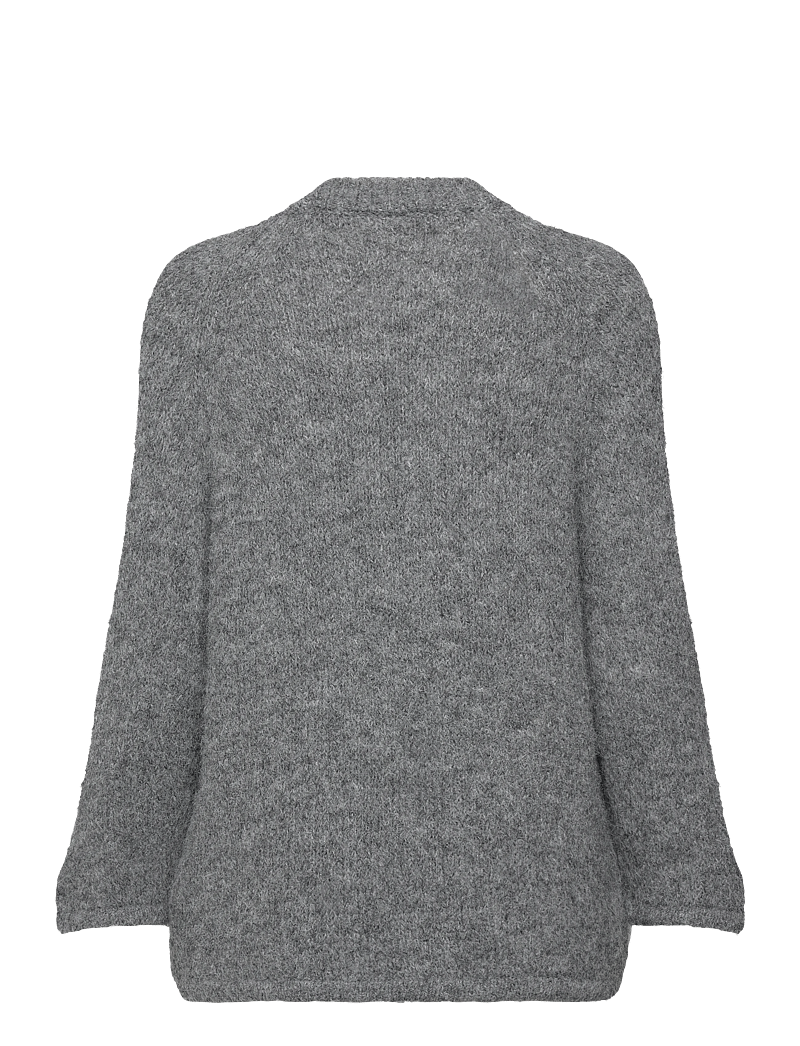 FREE/QUENT - FQGRSLULU-PULLOVER - pullover - dark grey melange - 1