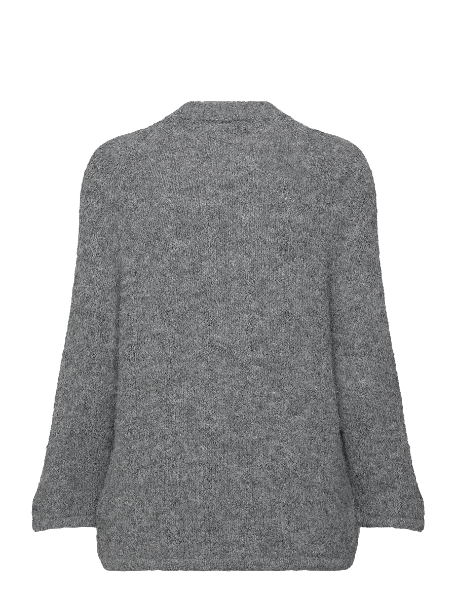 FREE/QUENT - FQGRSLULU-PULLOVER - pullover - dark grey melange - 1