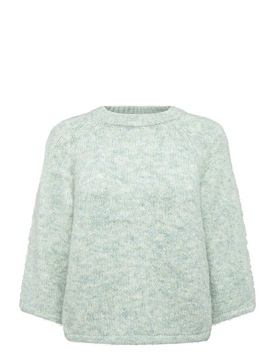 FREE/QUENT - FQGRSLULU-PULLOVER - trøjer - iceberg green melange - 1