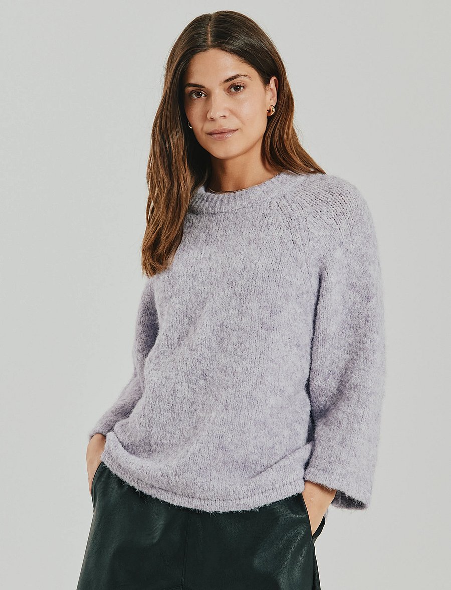 FREE/QUENT - FQGRSLULU-PULLOVER - trøjer - iceberg green melange - 0