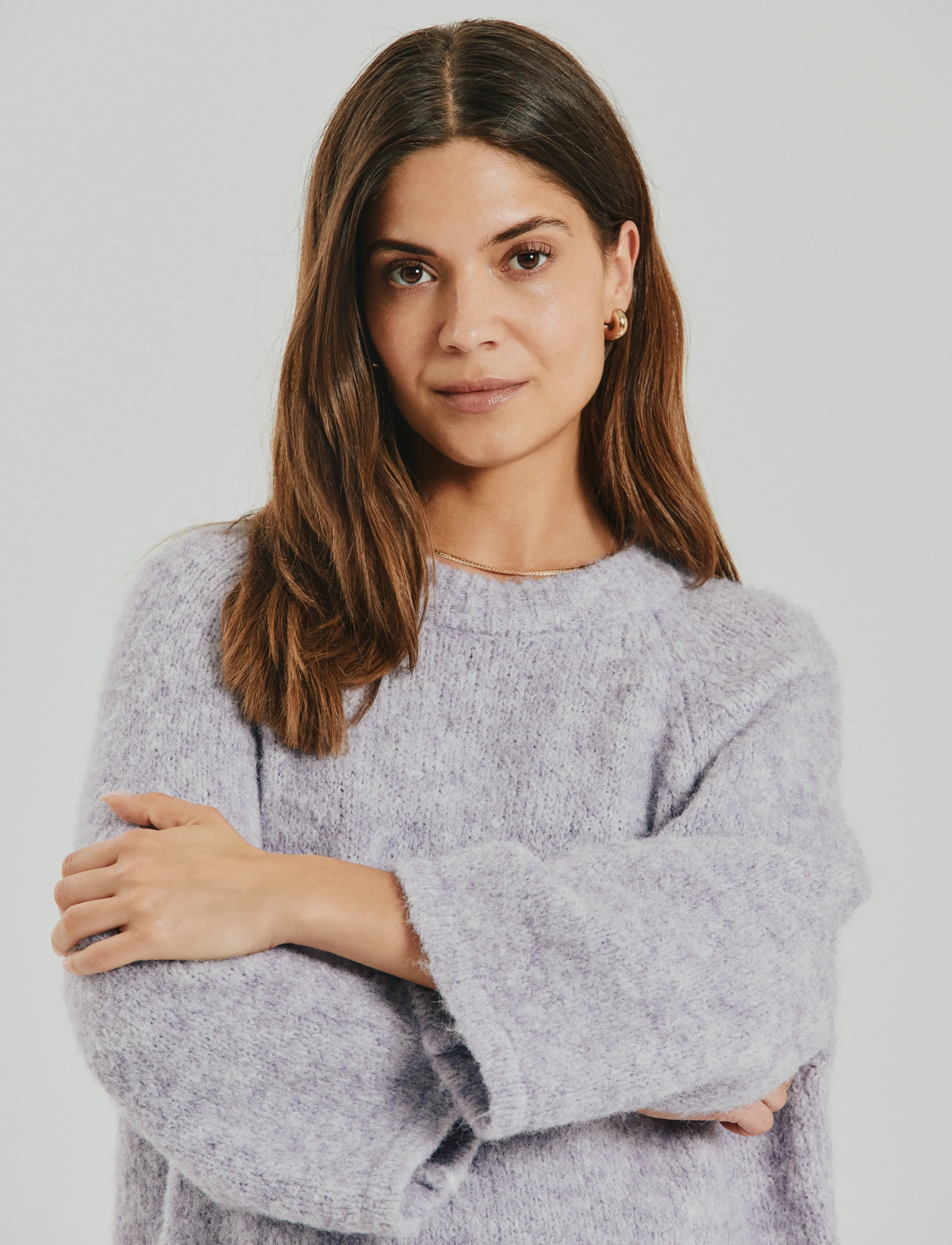 FREE/QUENT - FQGRSLULU-PULLOVER - trøjer - iceberg green melange - 3
