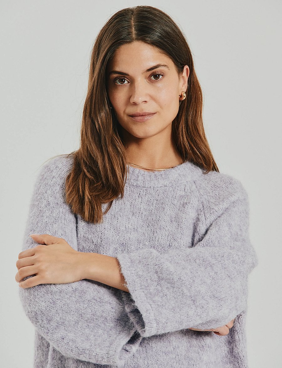 FREE/QUENT - FQGRSLULU-PULLOVER - trøjer - iceberg green melange - 3