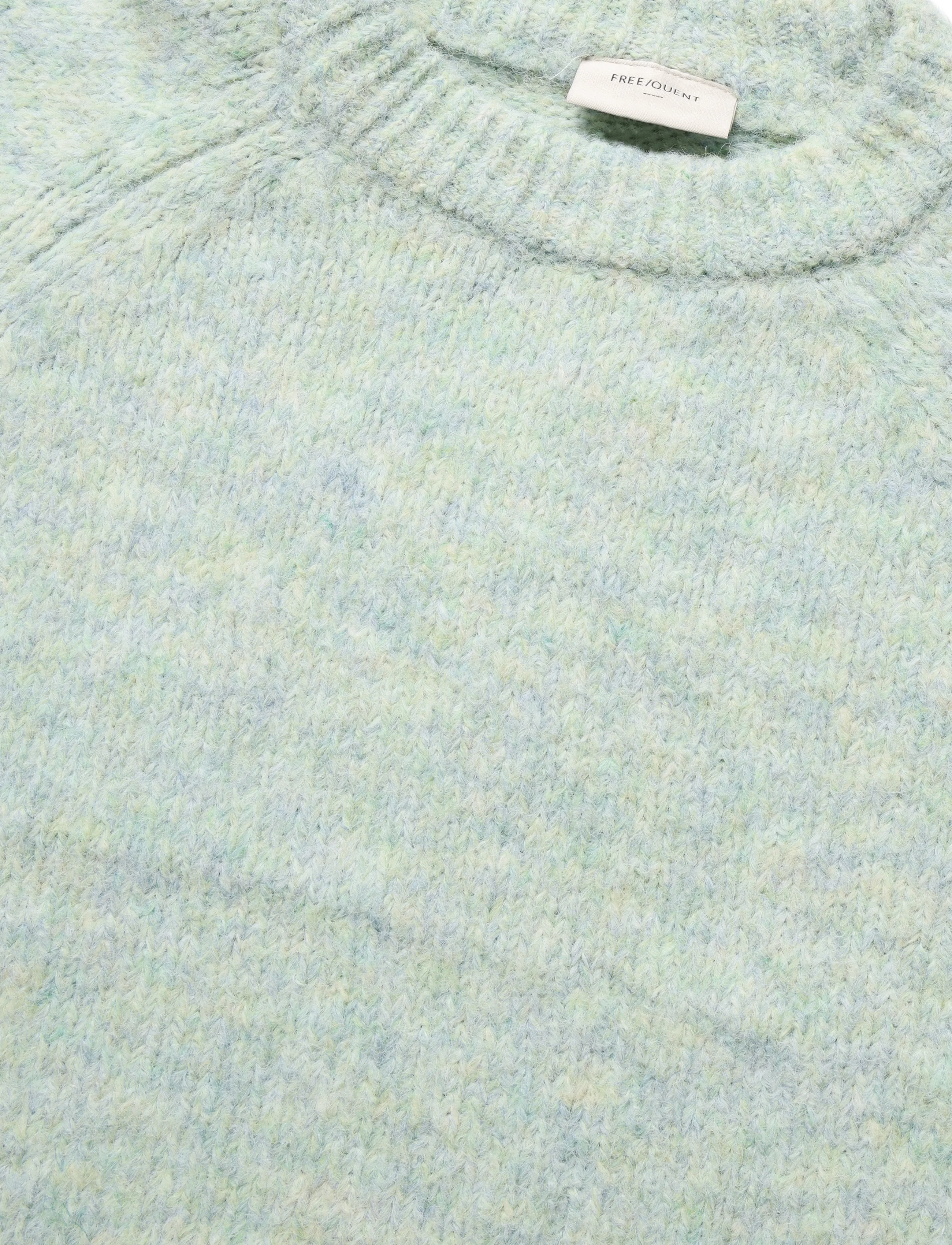 FREE/QUENT - FQGRSLULU-PULLOVER - trøjer - iceberg green melange - 4