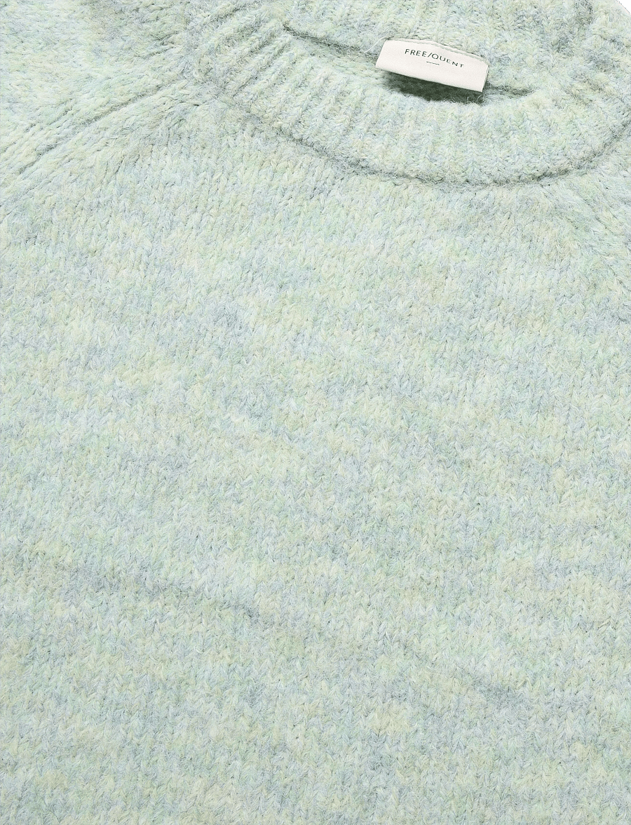 FREE/QUENT - FQGRSLULU-PULLOVER - trøjer - iceberg green melange - 4