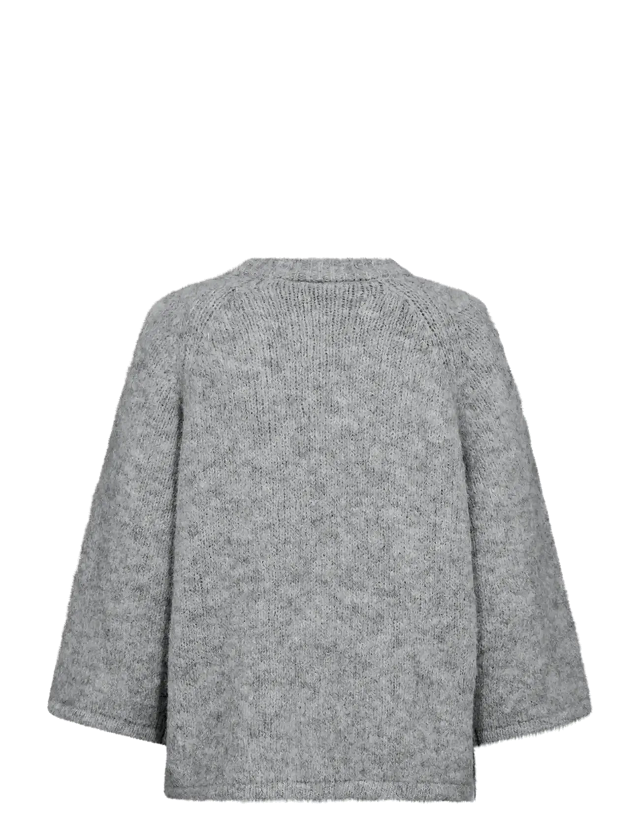 FREE/QUENT - FQGRSLULU-PULLOVER - pullover - med. grey melange - 1