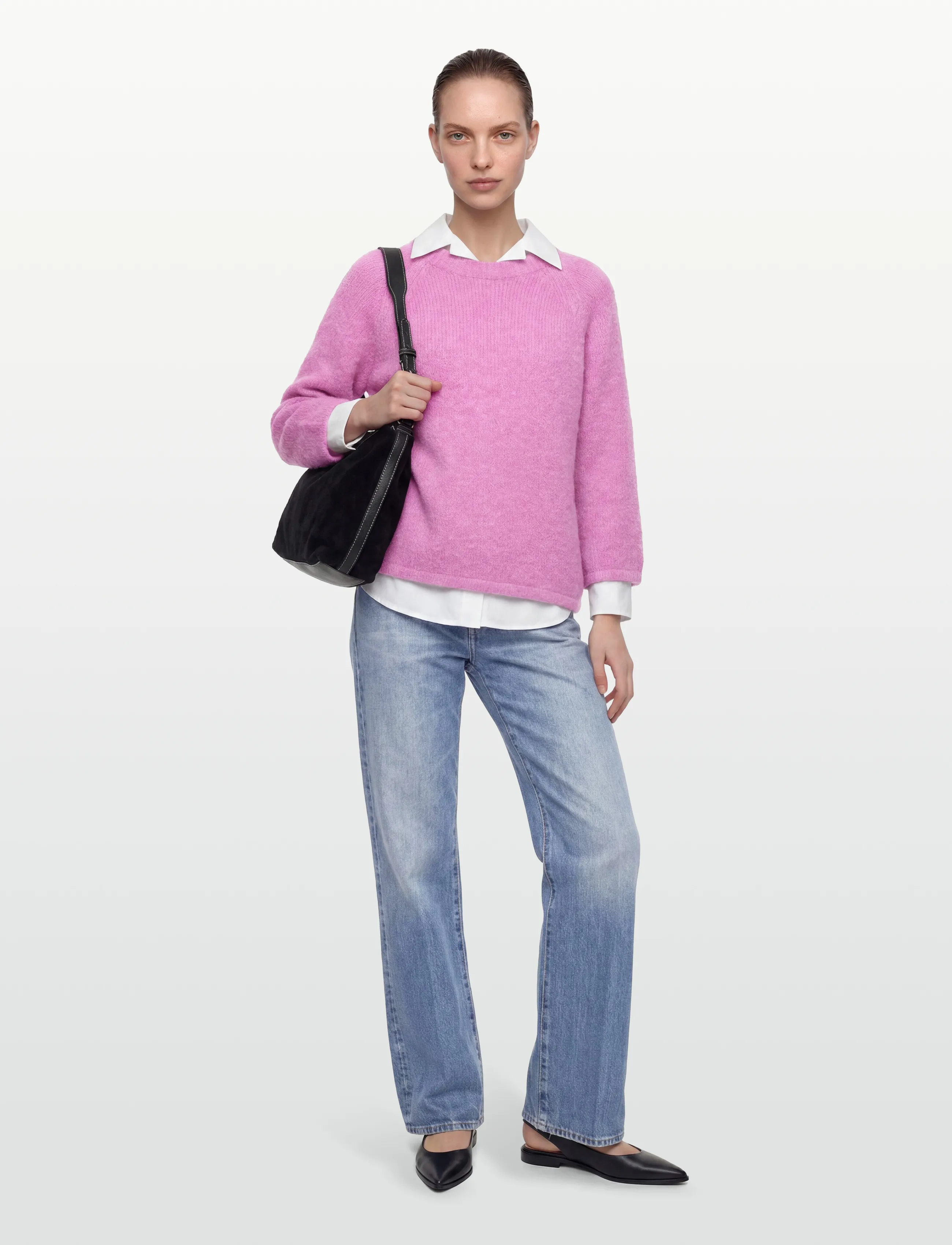 FREE/QUENT - FQGRSLULU-PULLOVER - pullover - wild orchid melange - 0