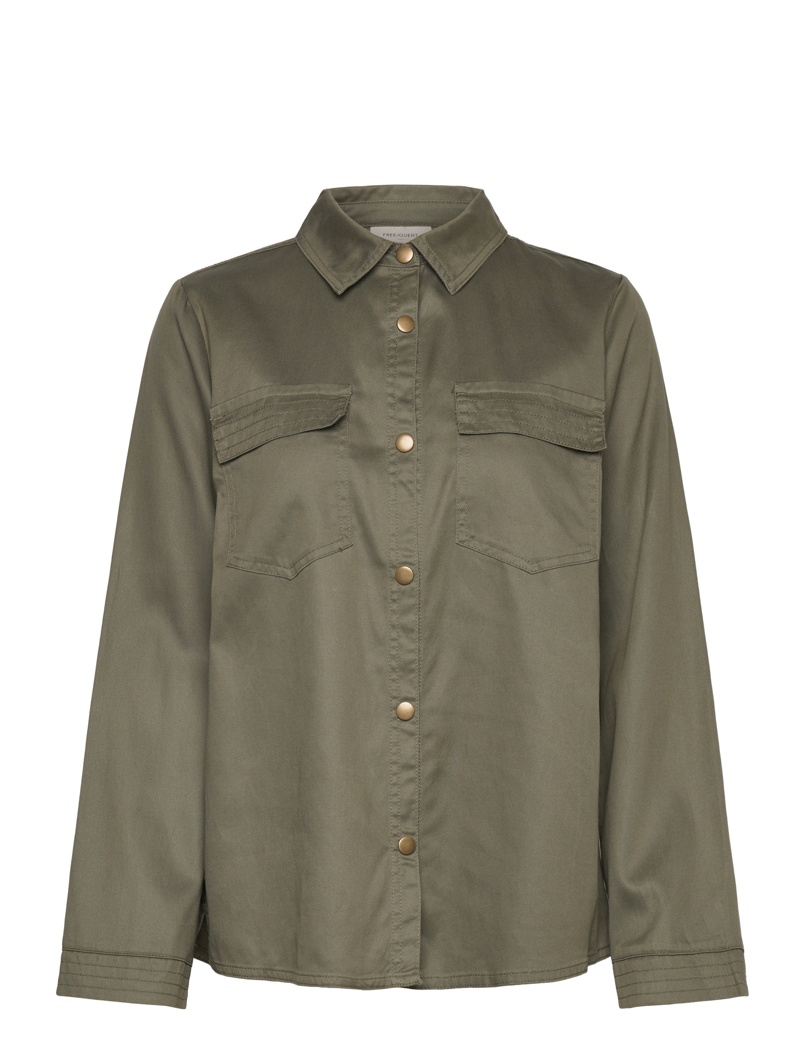 FREE/QUENT - FQLULINA-SHIRT - deep lichen green - 1