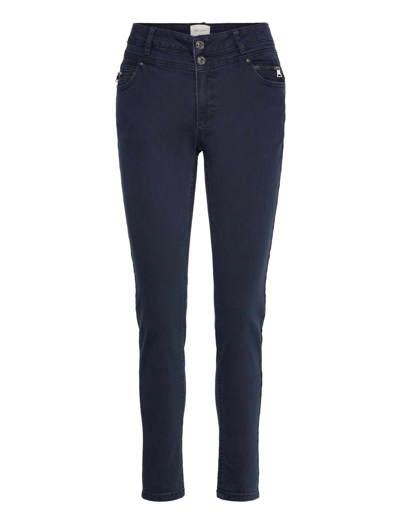 FREE/QUENT - FQJOSHY-PANTS - liibuvad teksad - dark blue - 0