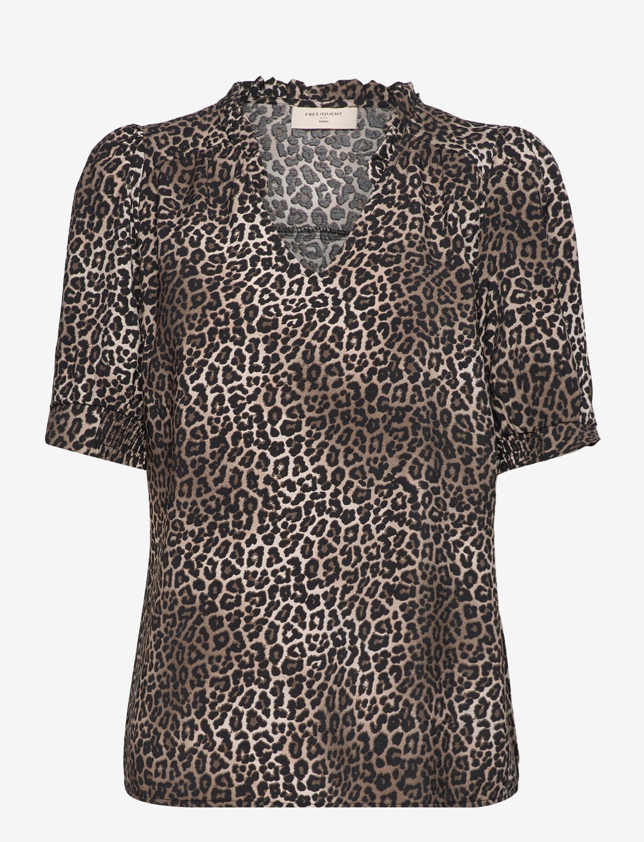 FREE/QUENT - FQABY-BLOUSE - black w. morel - 0