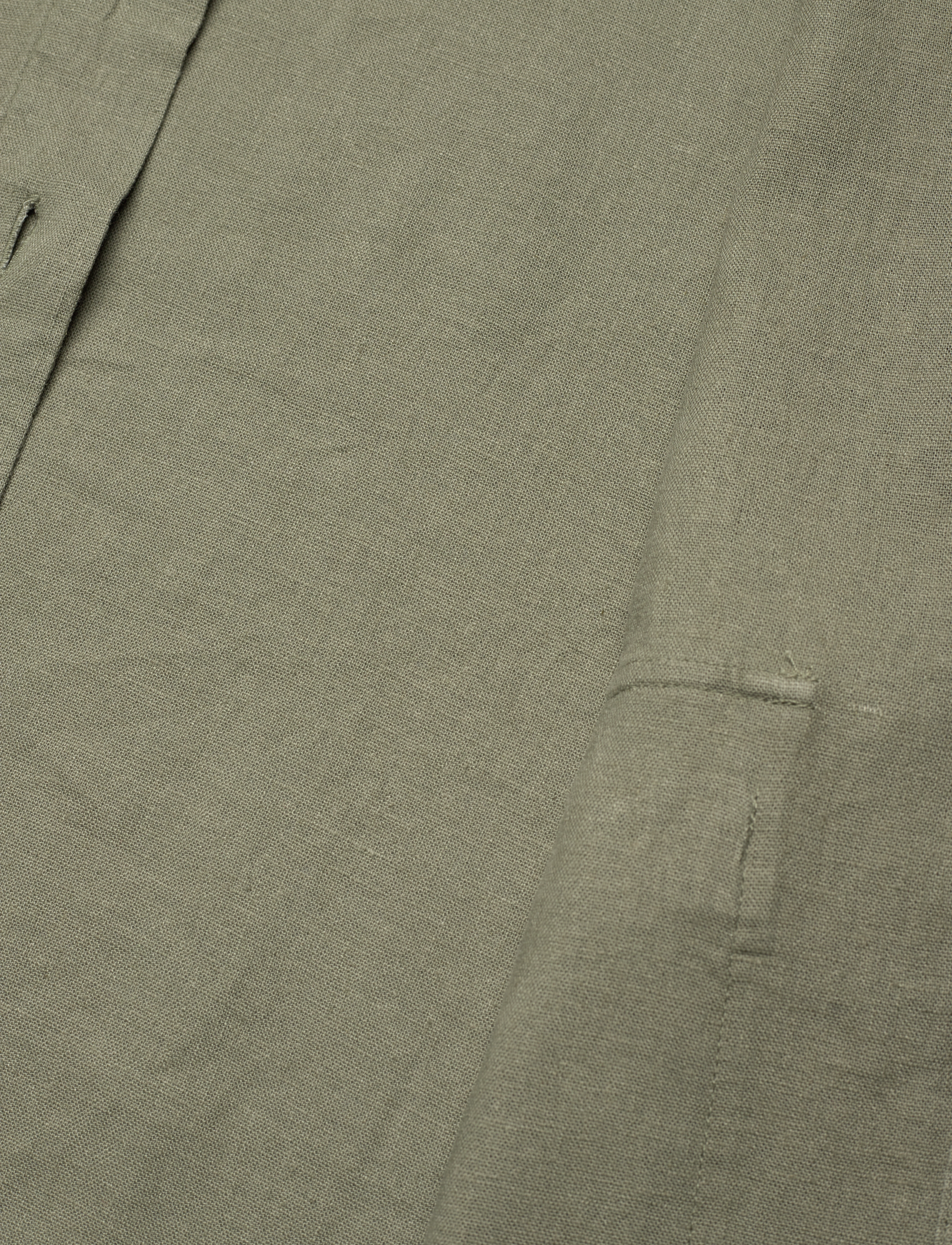 FREE/QUENT - Jacket from Freequent in a light linen material. The jacket has long sleeves, la - deep lichen green - 4
