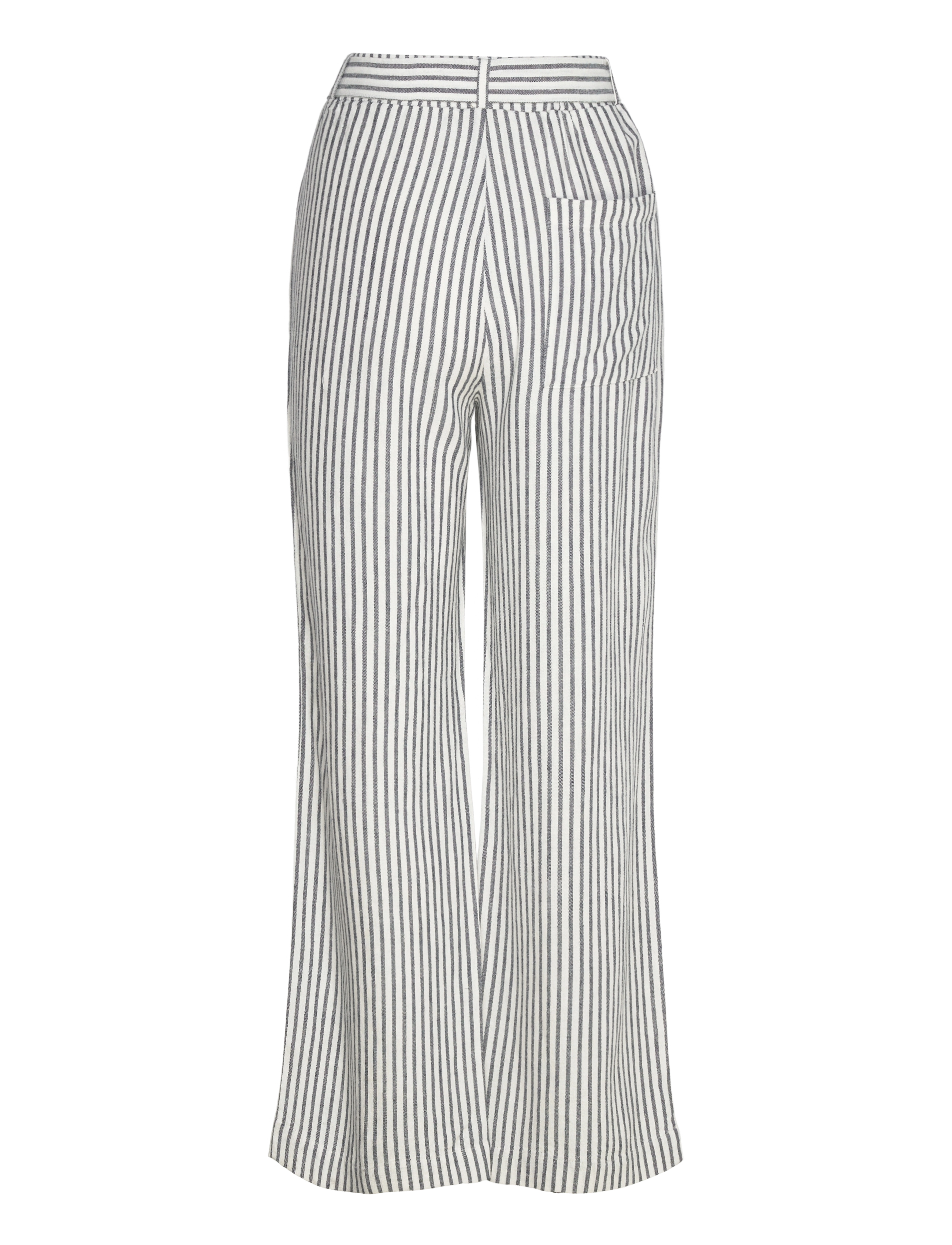 FREE/QUENT - FQLAVISCO-PANTS - tiesaus kirpimo kelnės - star off-white w. navy blazer - 2