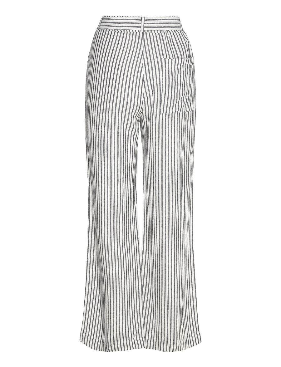 FREE/QUENT - FQLAVISCO-PANTS - hose mit geradem bein - star off-white w. navy blazer - 2