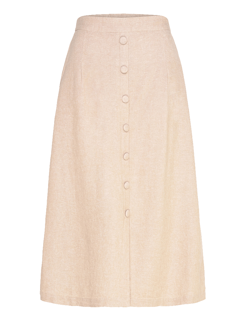 FREE/QUENT - FQLAVA-SKIRT - midi kjolar - sand melange - 1