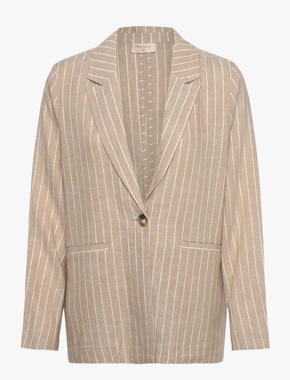 FREE/QUENT - FQLAVEGA-JACKET - oversize blazer - sand mel w. star off-white - 0