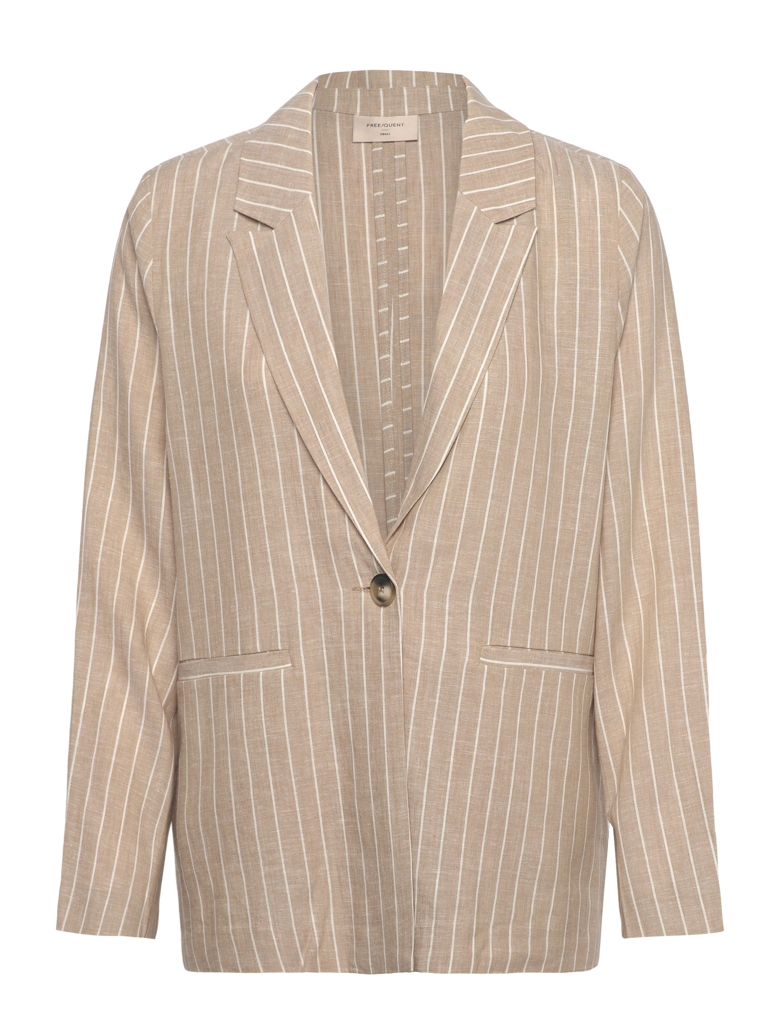 FREE/QUENT FQLAVEGA-JACKET - Pintsakud - SAND MEL W. STAR OFF-WHITE / beige