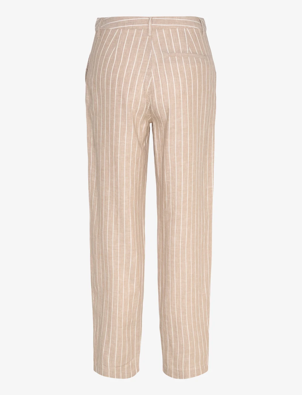 FREE/QUENT - Pants  - linnebyxor - sand mel w. star off-white - 1