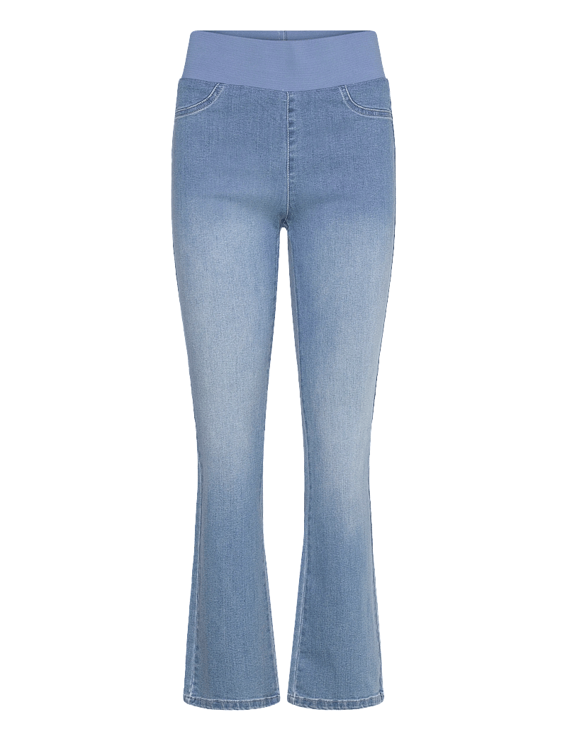 FREE/QUENT - FQSHANTAL-PANTS-C - schlaghosen - light blue denim - 0