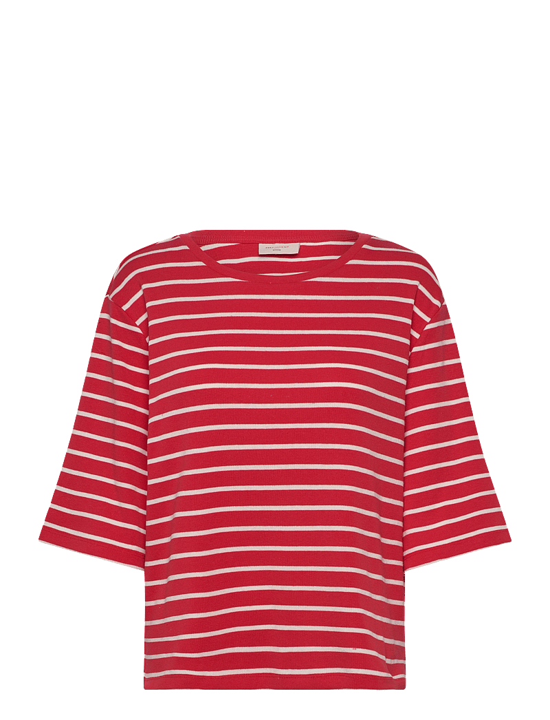 FREE/QUENT - T-shirt - t-shirts - bittersweet w. star off-white - 0