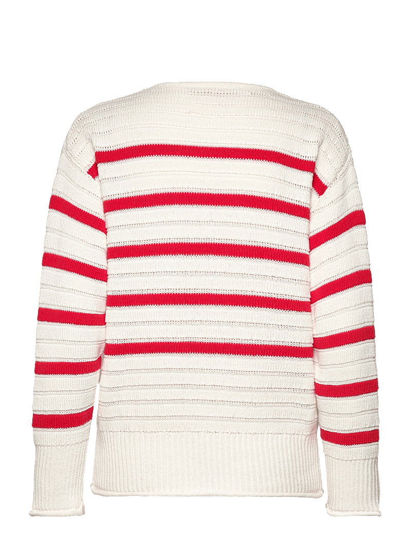 FREE/QUENT - FQSAIL-PULLOVER - pullover - star off-white w. bittersweet - 2