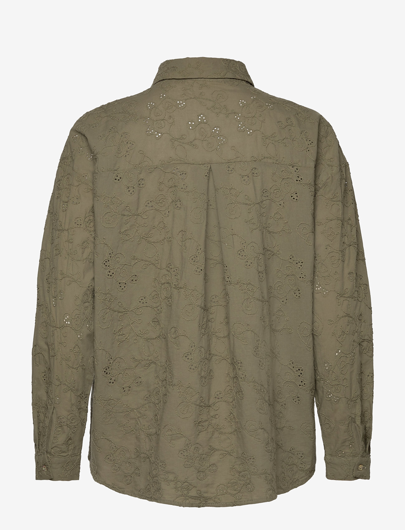 FREE/QUENT - FQUNIQUA-SHIRT - long-sleeved shirts - deep lichen green - 1