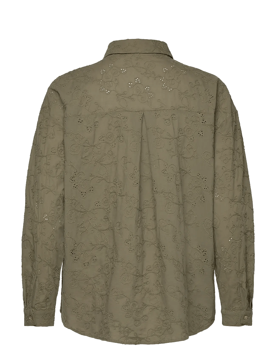 FREE/QUENT - FQUNIQUA-SHIRT - langärmlige hemden - deep lichen green - 1