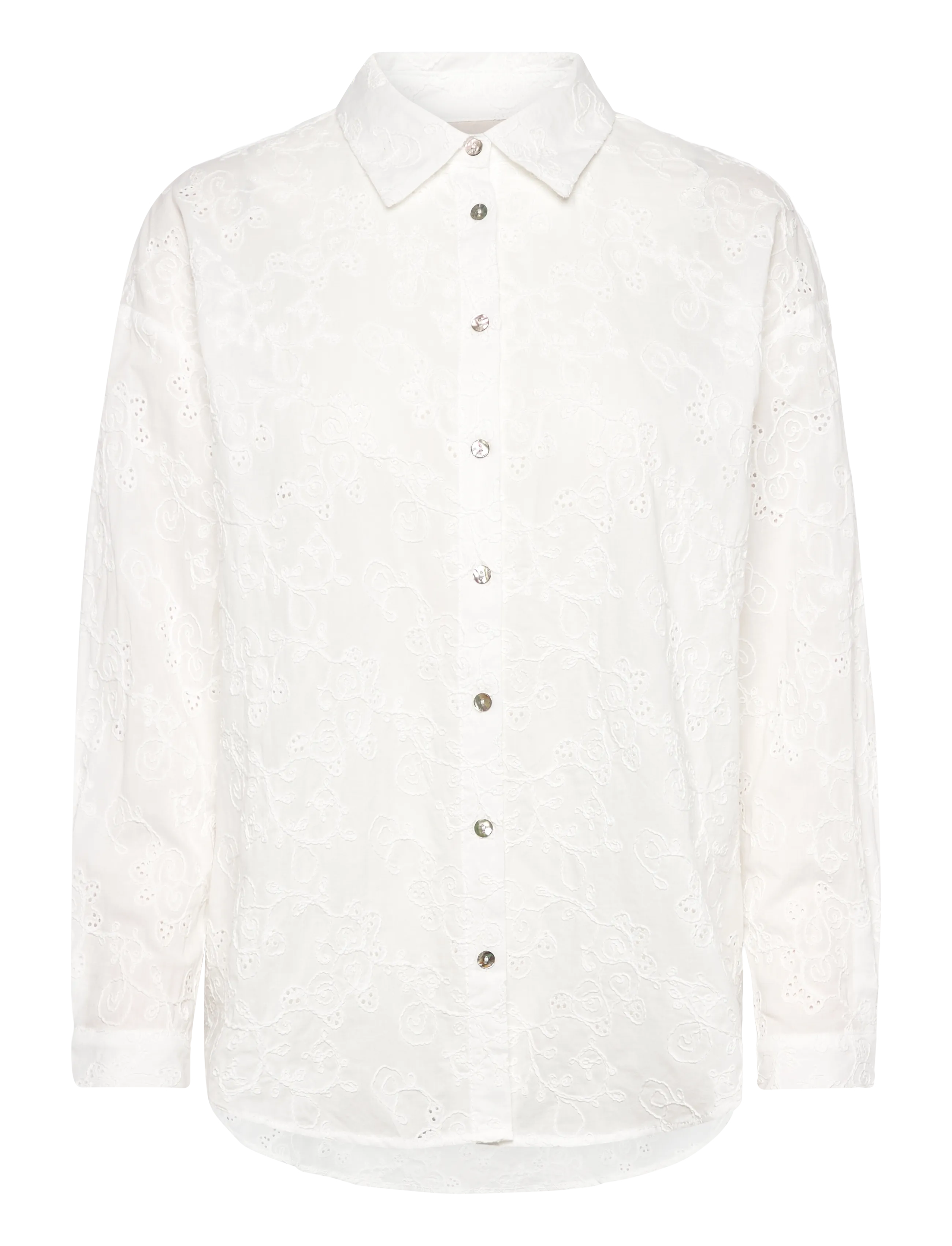 FREE/QUENT FQUNIQUA-SHIRT - Kläder - STAR OFF-WHITE / white