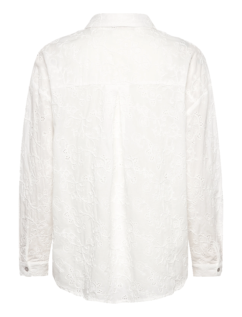 FREE/QUENT - FQUNIQUA-SHIRT - langærmede skjorter - star off-white - 2