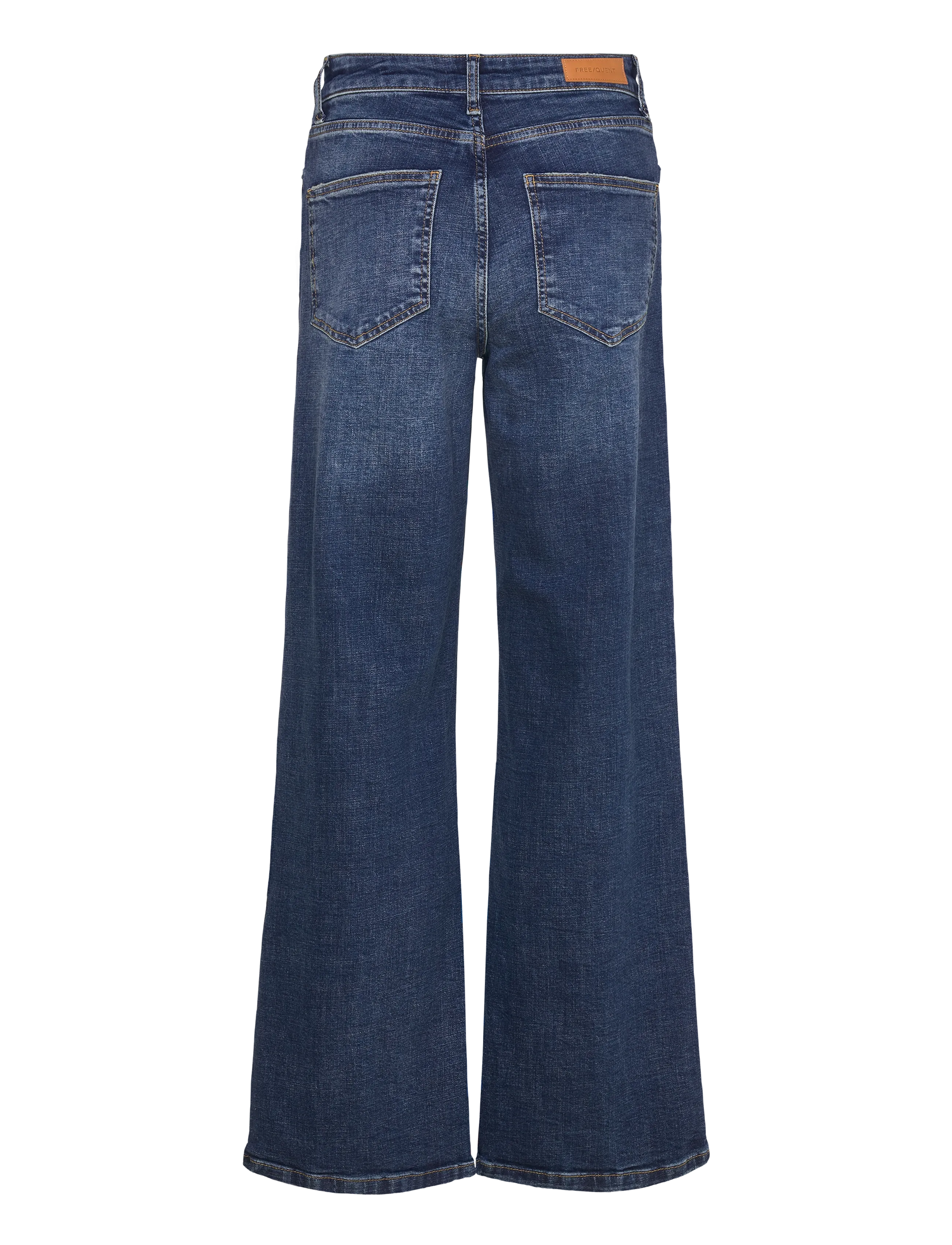 FREE/QUENT - FQMILLY-JEANS - spodnie szerokie - dark blue denim - 1