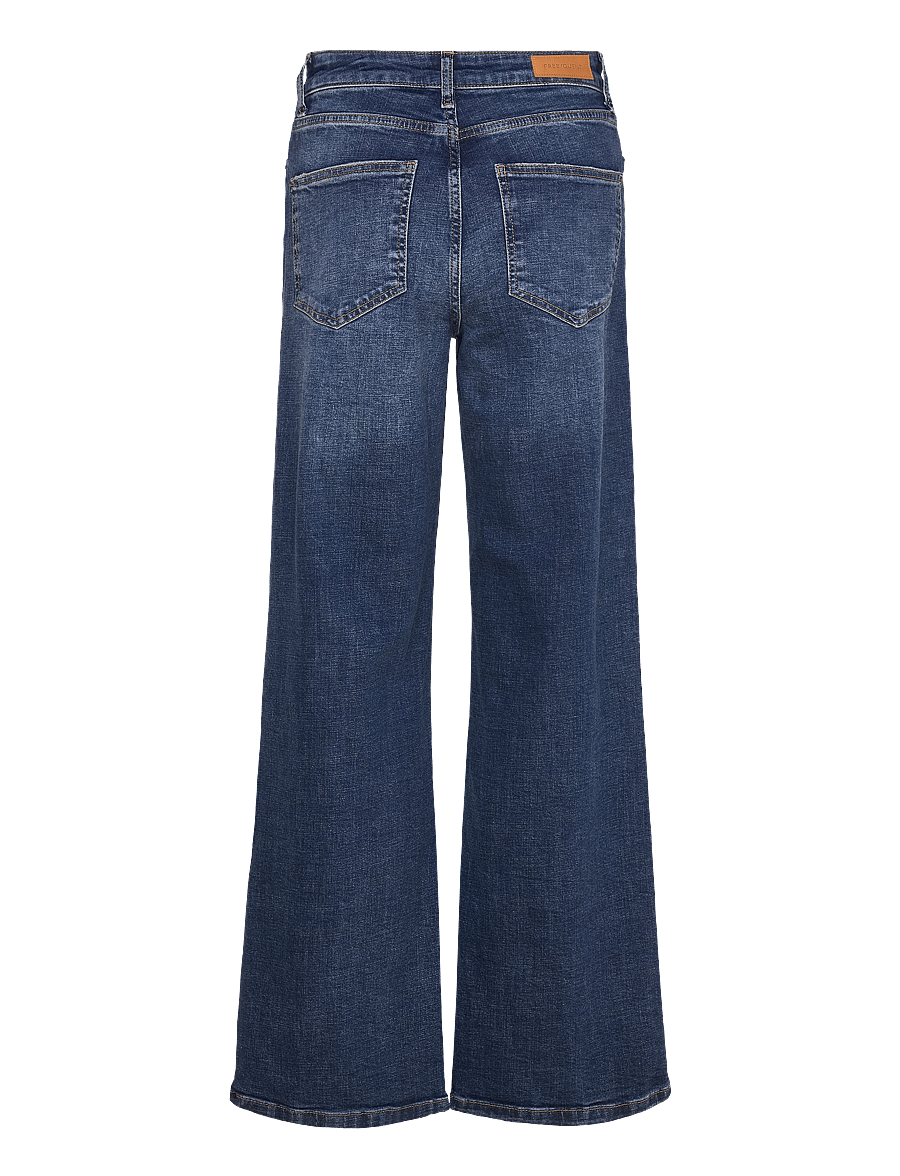 FREE/QUENT - FQMILLY-JEANS - laia säärega teksad - dark blue denim - 1