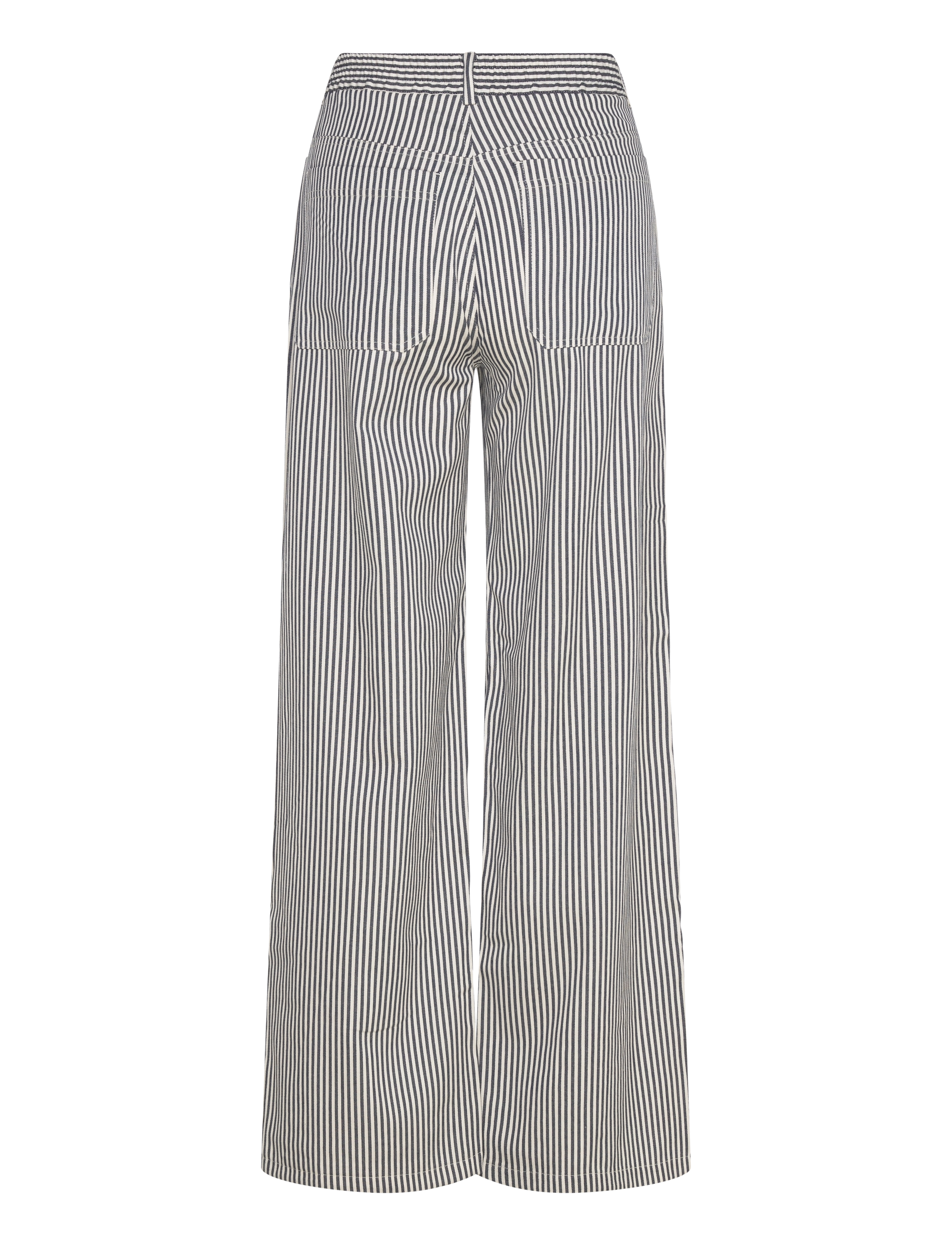 FREE/QUENT - Pants  - star off-white w. navy blazer - 2