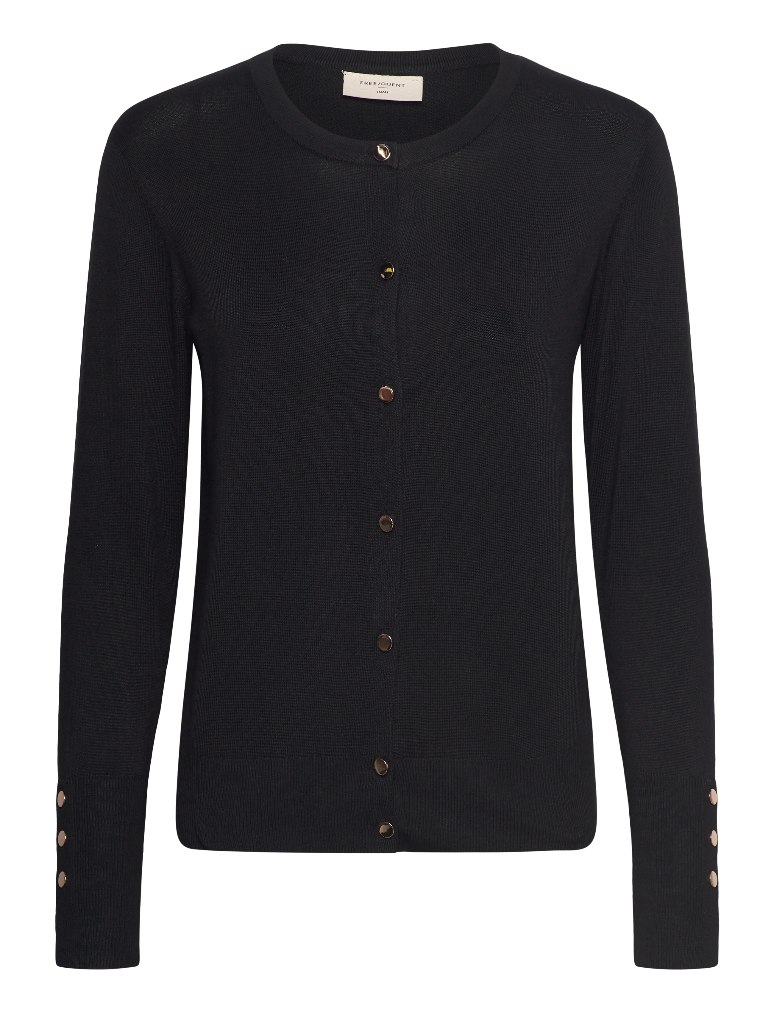 FREE/QUENT FQKATIE-CARDIGAN - Transitional Layering - BLACK / black