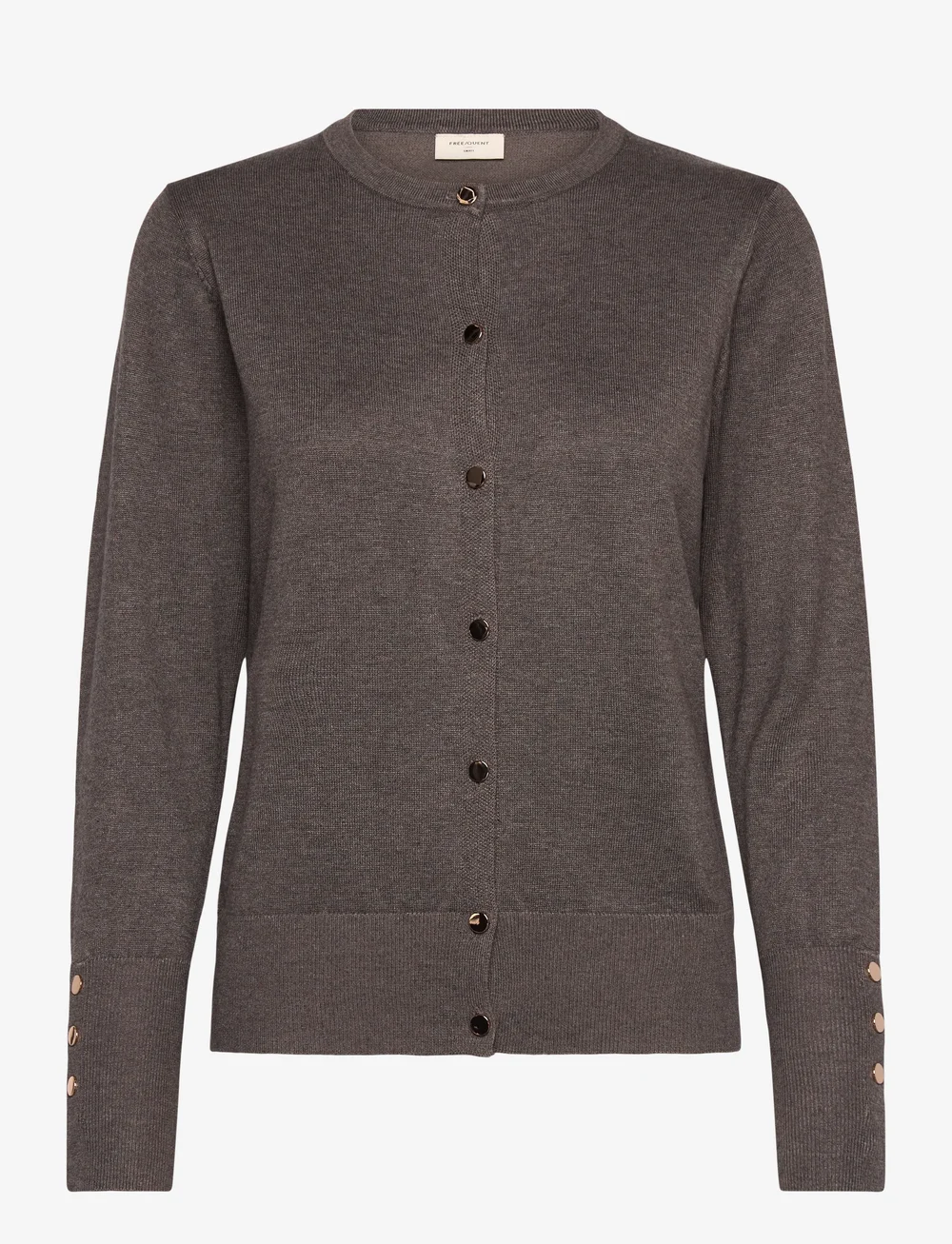 FREE/QUENT - FQKATIE-CARDIGAN - koftor - morel melange - 0