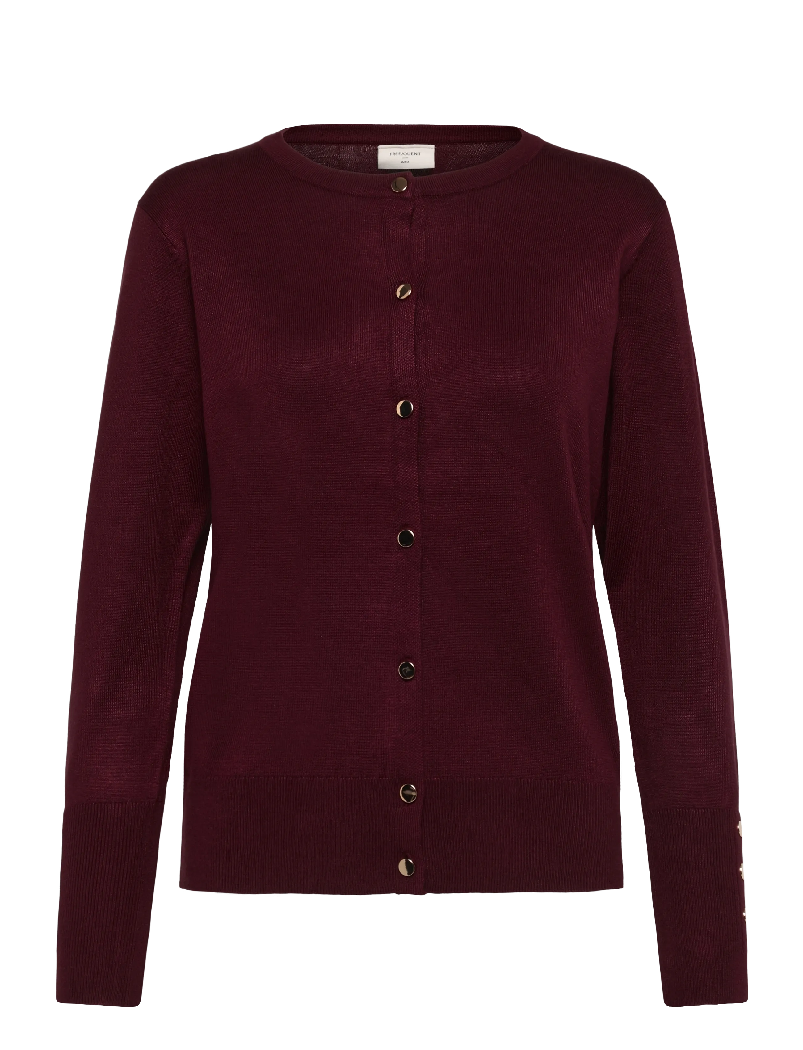 FREE/QUENT FQKATIE-CARDIGAN - Cardigans - PORT ROYALE / burgundy
