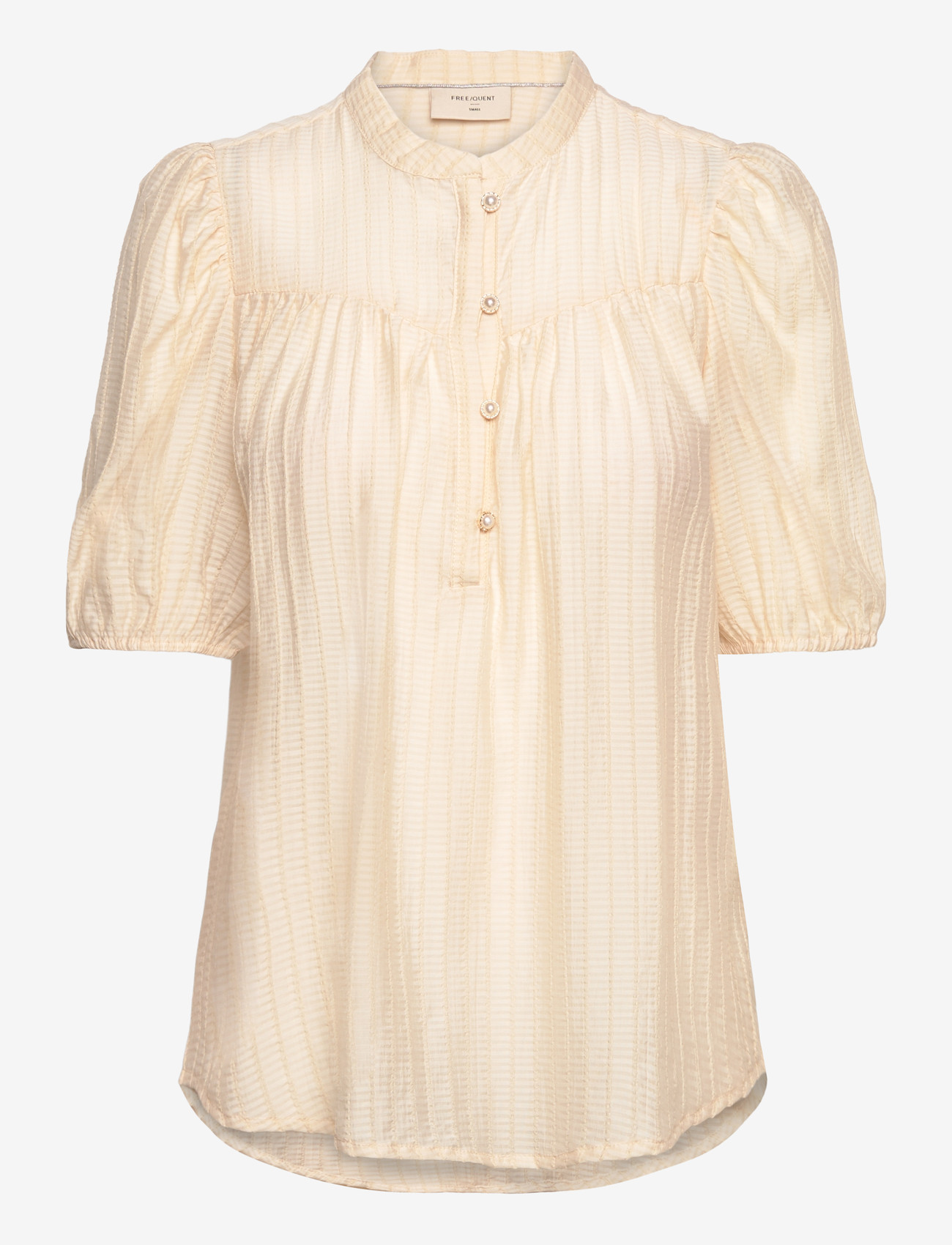 FREE/QUENT - FQEBELLA-BLOUSE - kortærmede bluser - moonbeam - 0