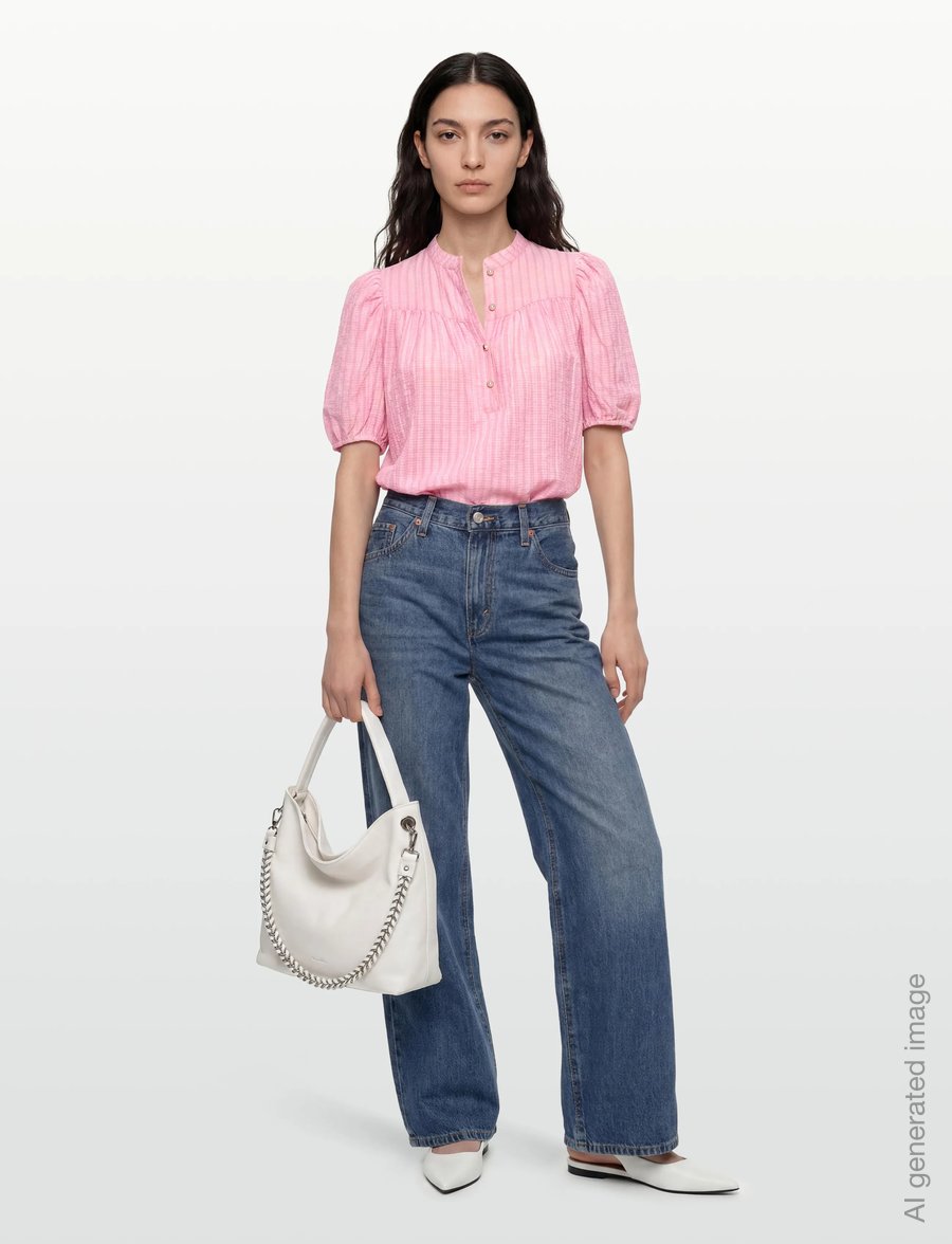 FREE/QUENT - FQEBELLA-BLOUSE - blouses met korte mouwen - sweet lilac - 0