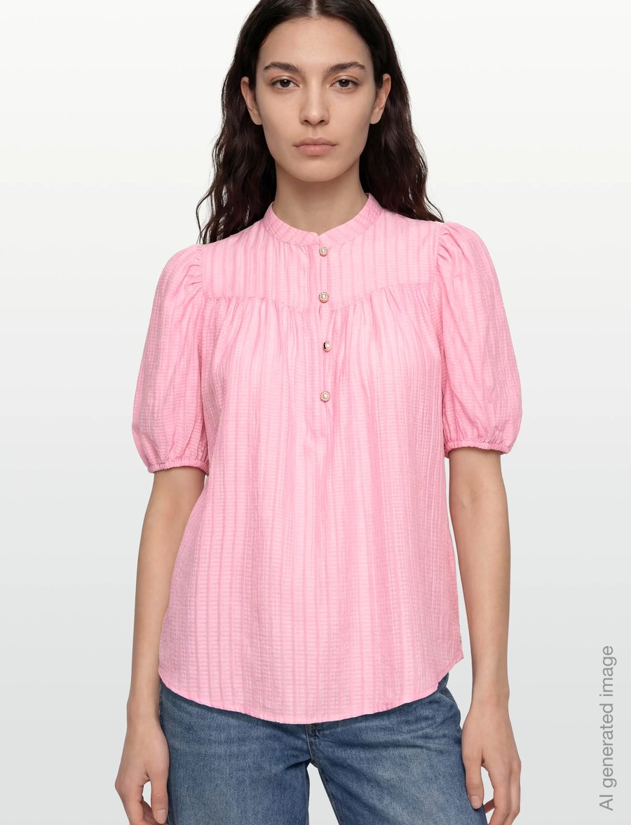 FREE/QUENT - FQEBELLA-BLOUSE - blouses met korte mouwen - sweet lilac - 3