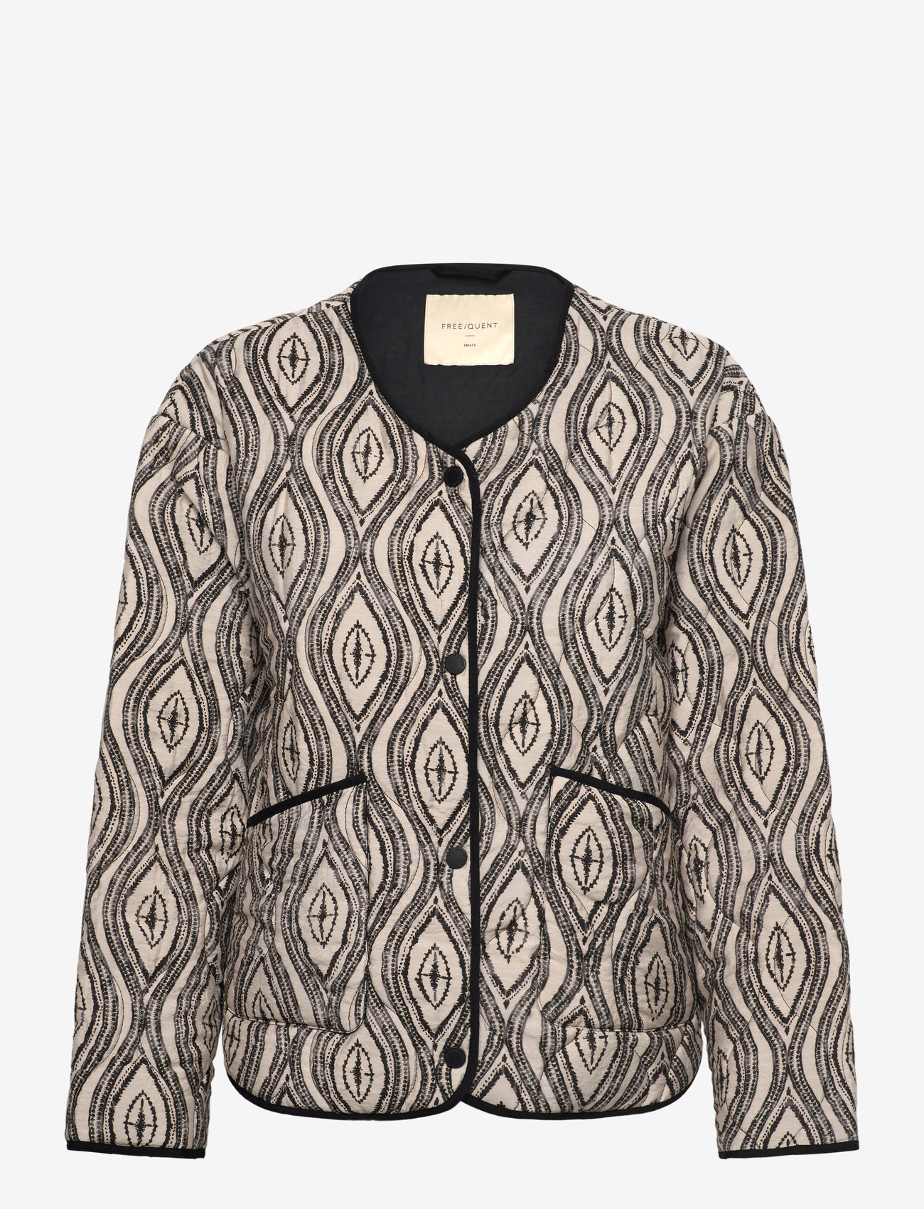 FREE/QUENT - FQAYA-JACKET - kevadjakid - moonbeam w. black - 0