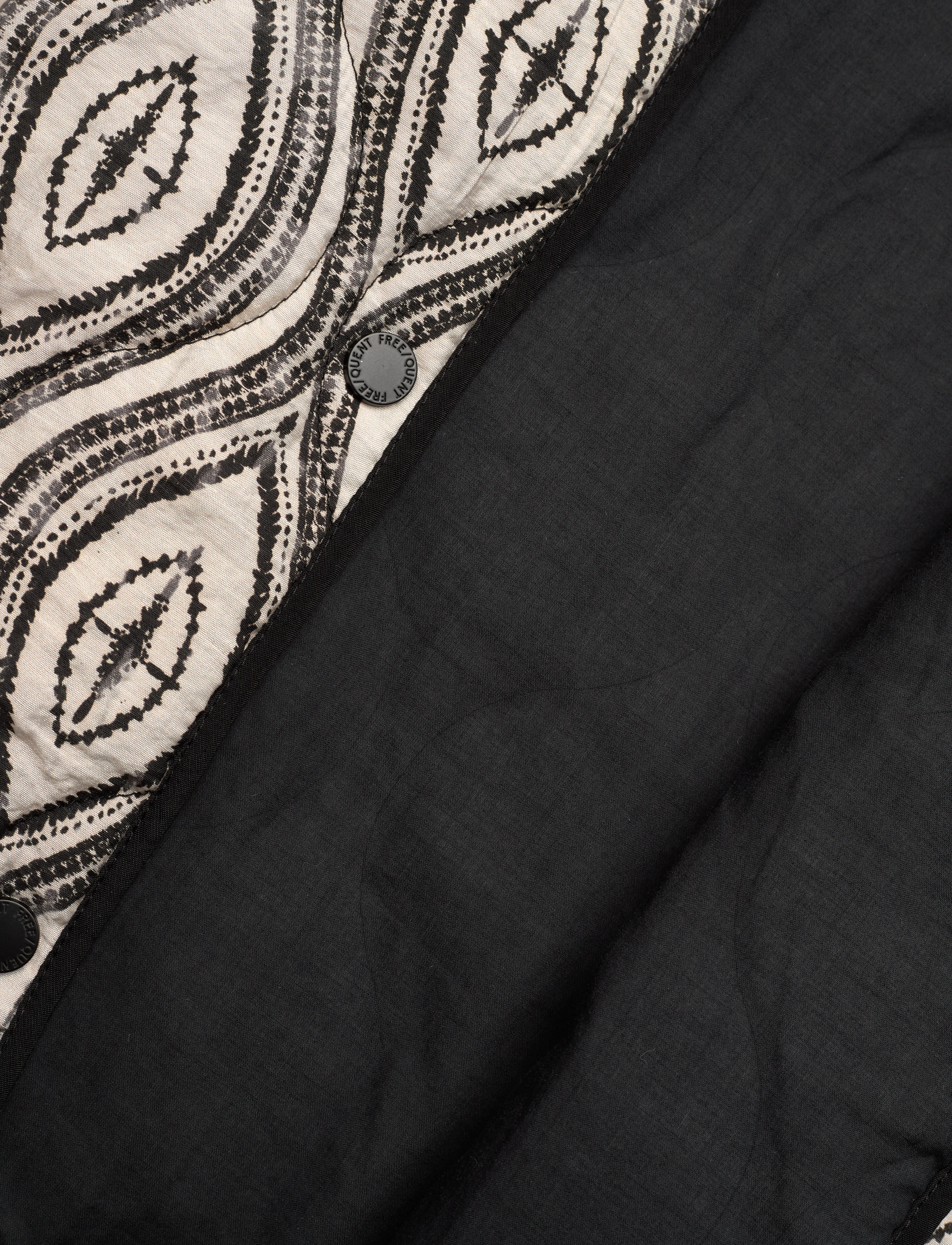 FREE/QUENT - FQAYA-JACKET - moonbeam w. black - 4
