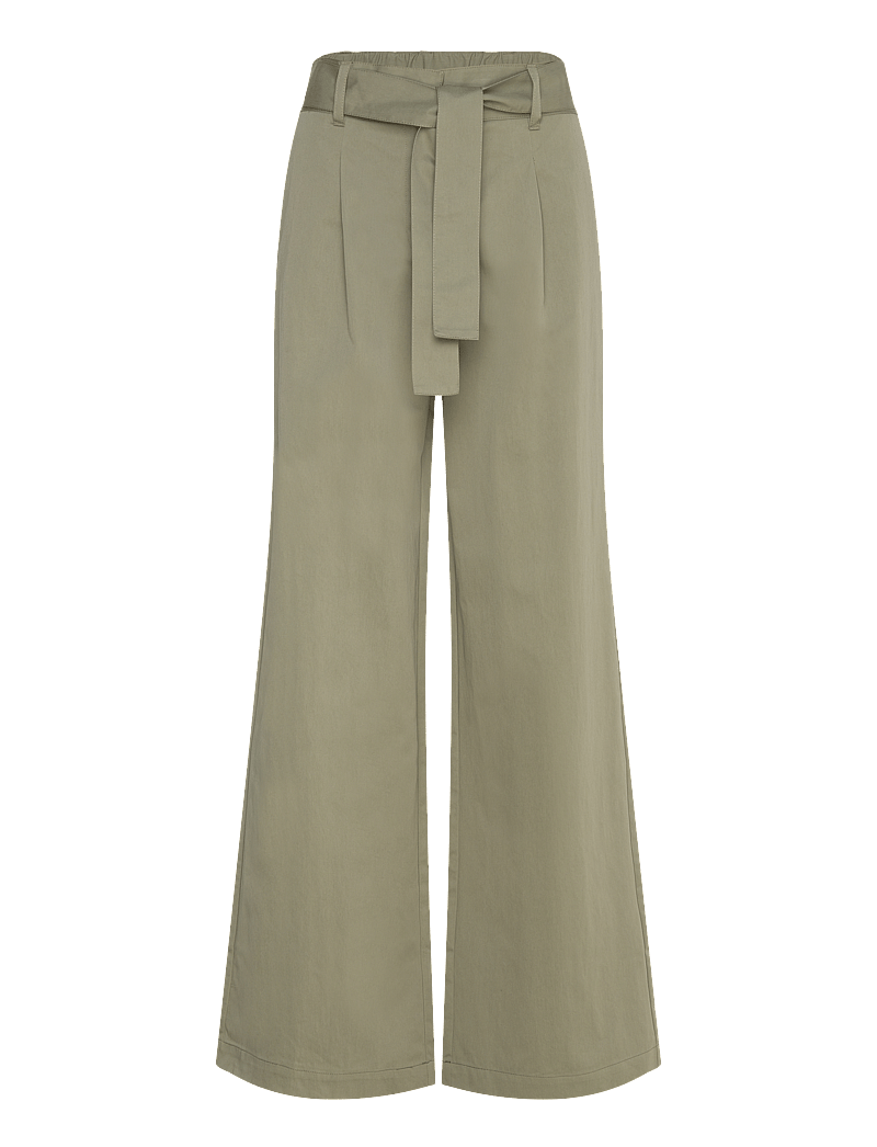 FREE/QUENT - FQCOUNT-PANTS - pantalons larges - deep lichen green - 1