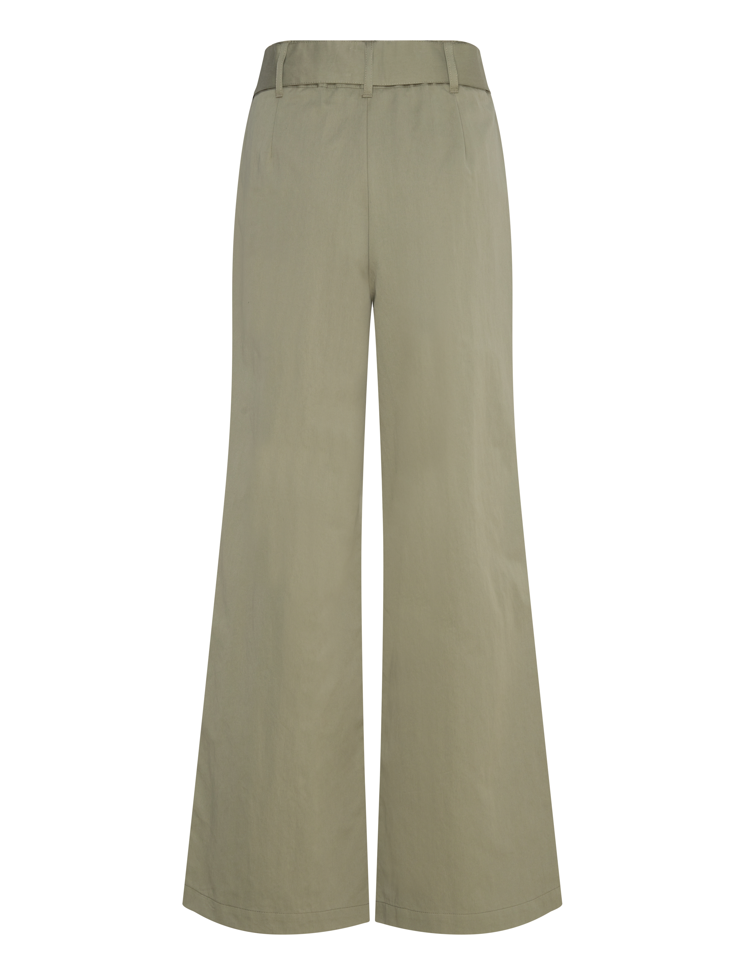 FREE/QUENT - FQCOUNT-PANTS - leveälahkeiset housut - deep lichen green - 2