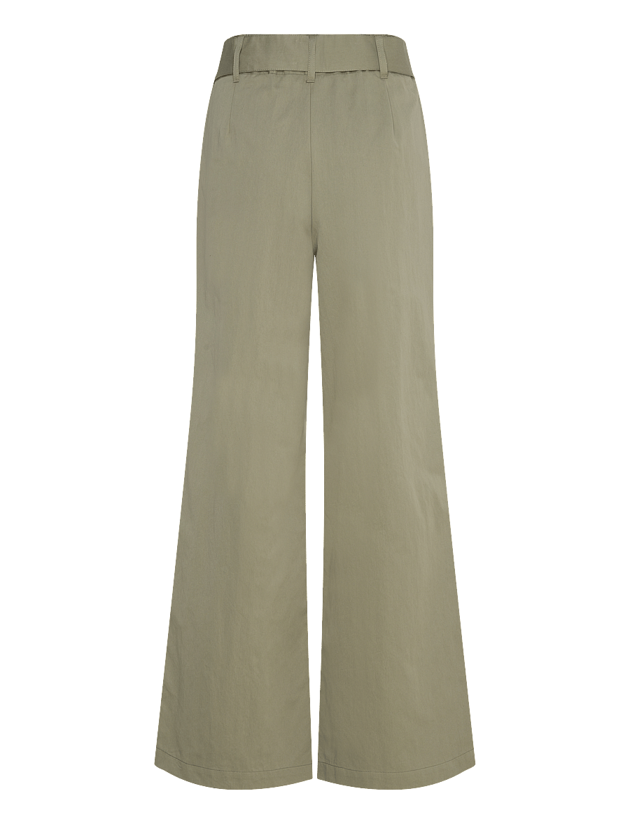 FREE/QUENT - FQCOUNT-PANTS - buxur með víðum skálmum - deep lichen green - 2