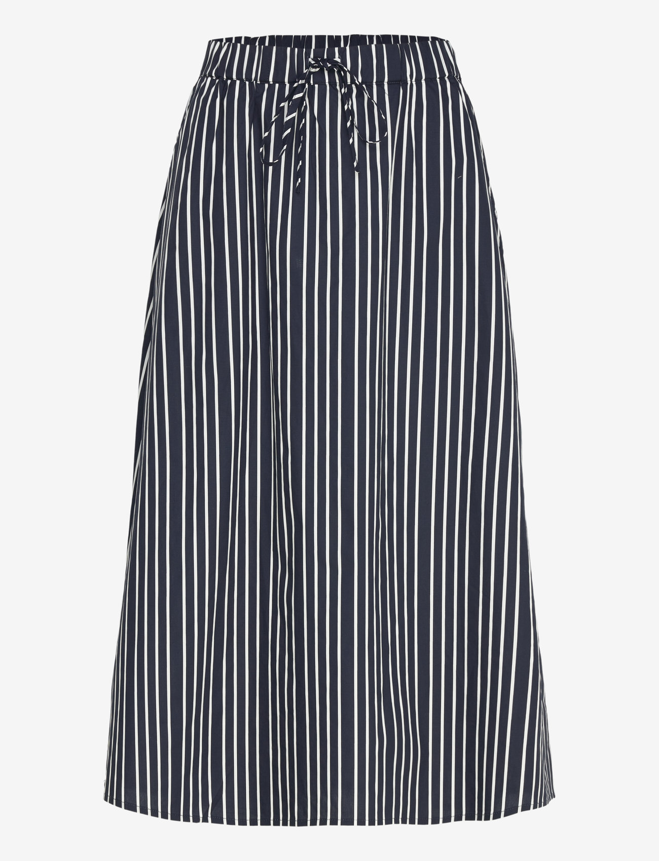 FREE/QUENT - Skirt - midi nederdele - navy blazer w. star off-white - 1