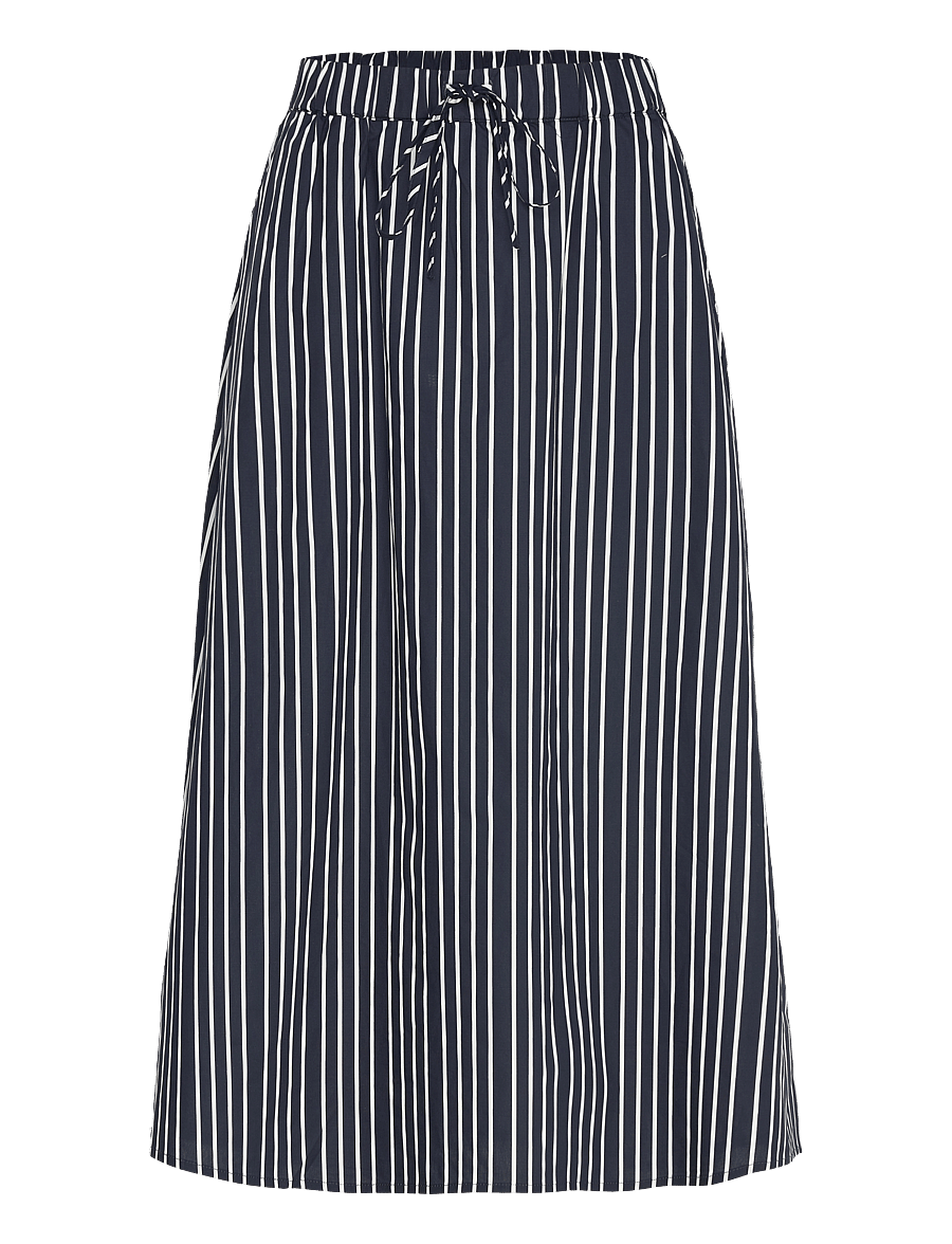 FREE/QUENT - Skirt - midi-röcke - navy blazer w. star off-white - 1