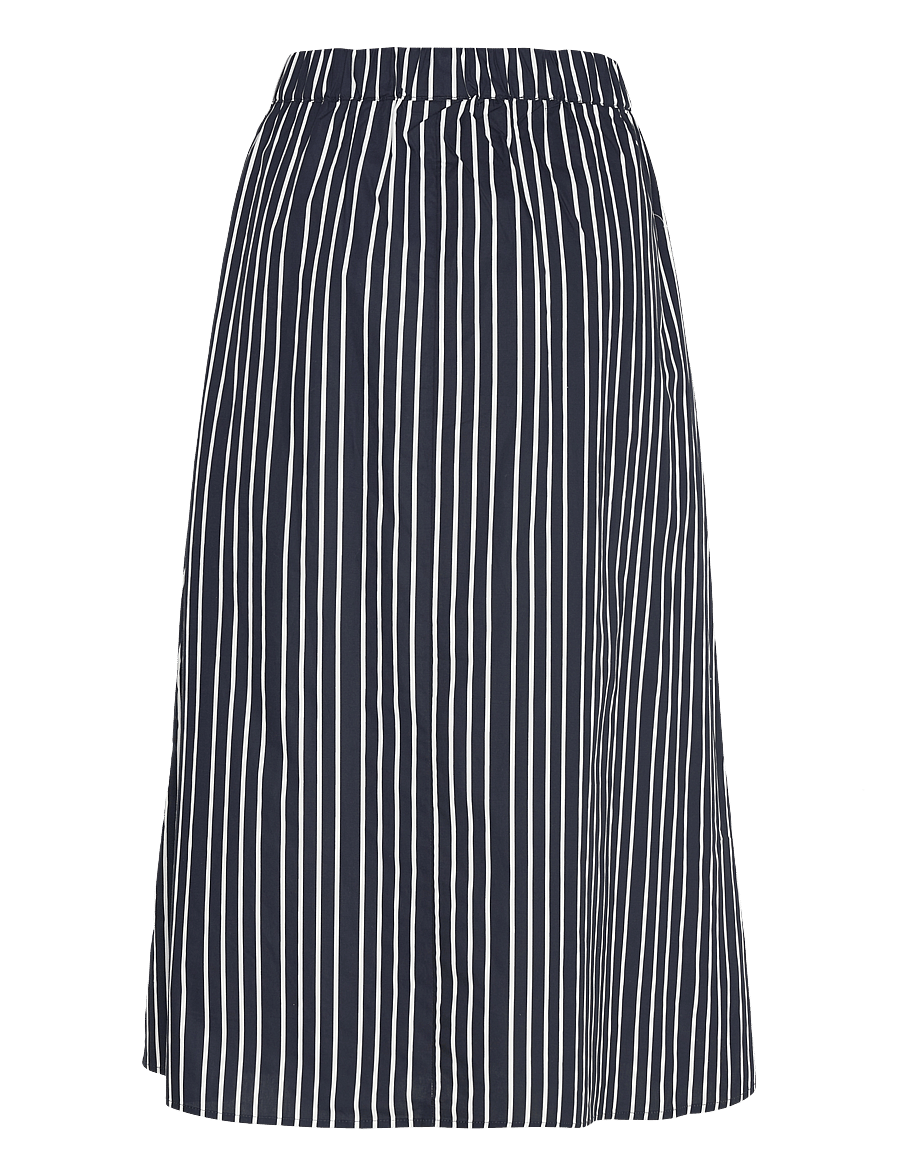 FREE/QUENT - Skirt - midi-röcke - navy blazer w. star off-white - 2