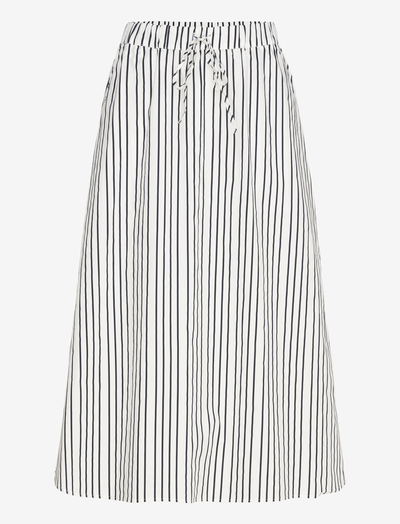 FREE/QUENT - Skirt - midi nederdele - star off-white w. navy blazer - 0