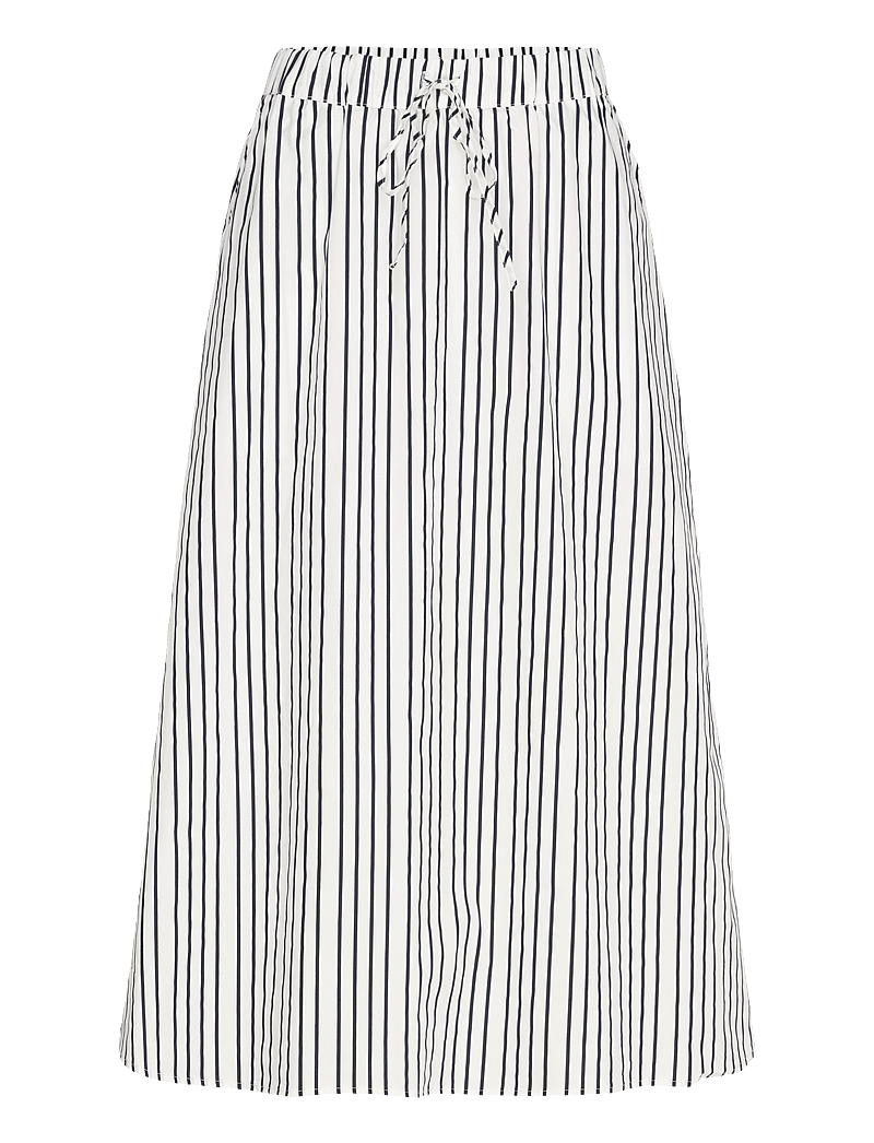 FREE/QUENT - Skirt - midi nederdele - star off-white w. navy blazer - 0