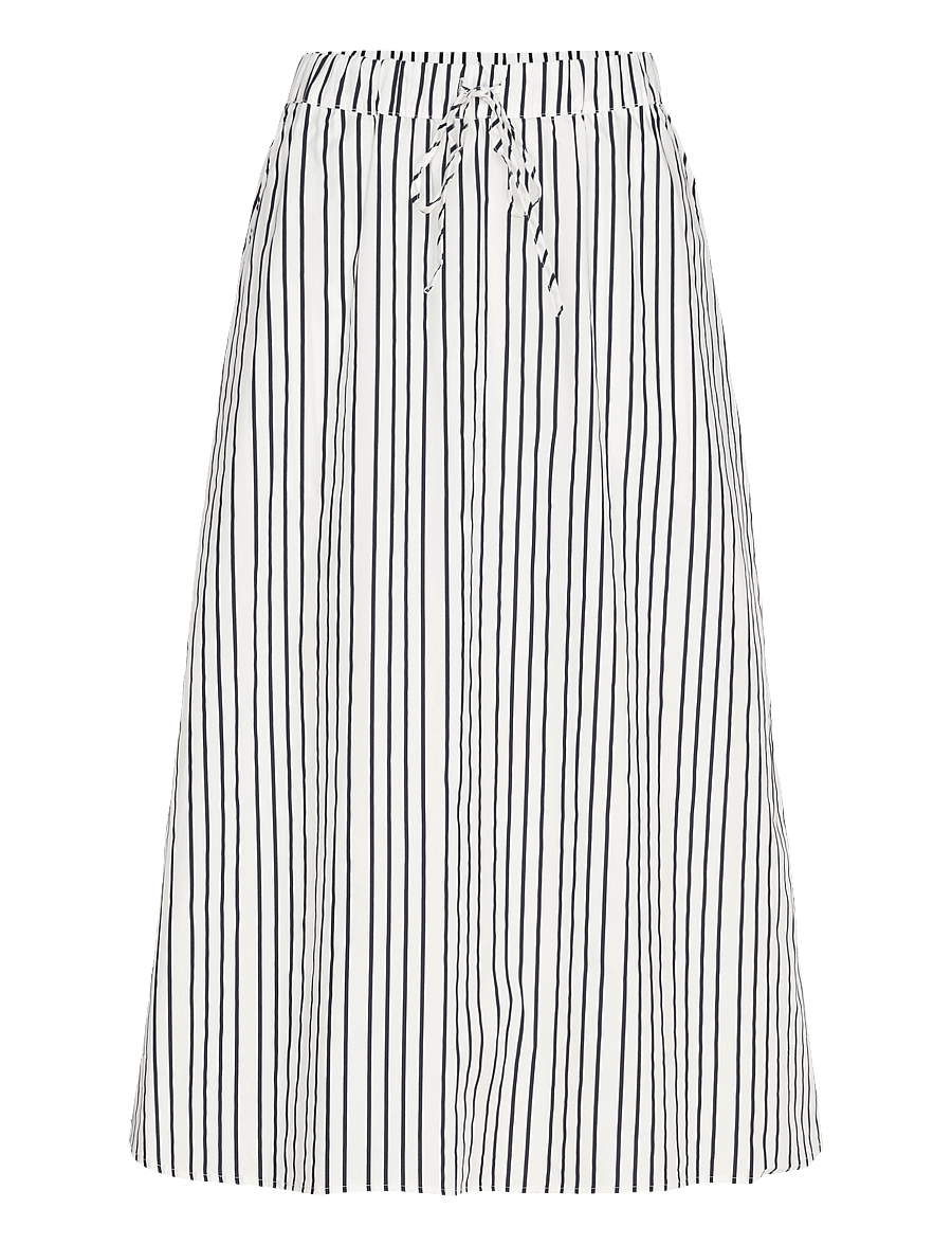 FREE/QUENT - Skirt - midi-röcke - star off-white w. navy blazer - 0