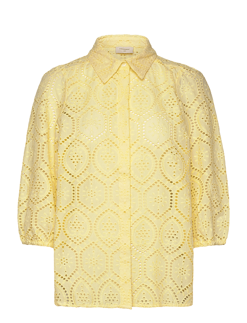 FREE/QUENT - Shirt - långärmade skjortor - popcorn - 1